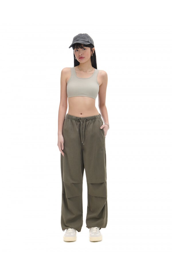 Crop Top Color Nude Cropp Z X