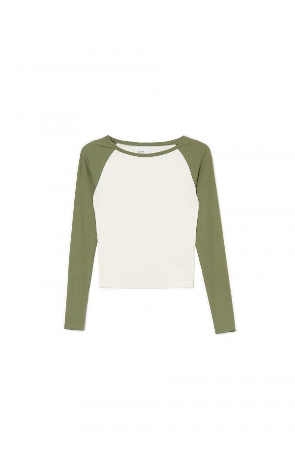 Oberteil Farbe Nude Cropp W X