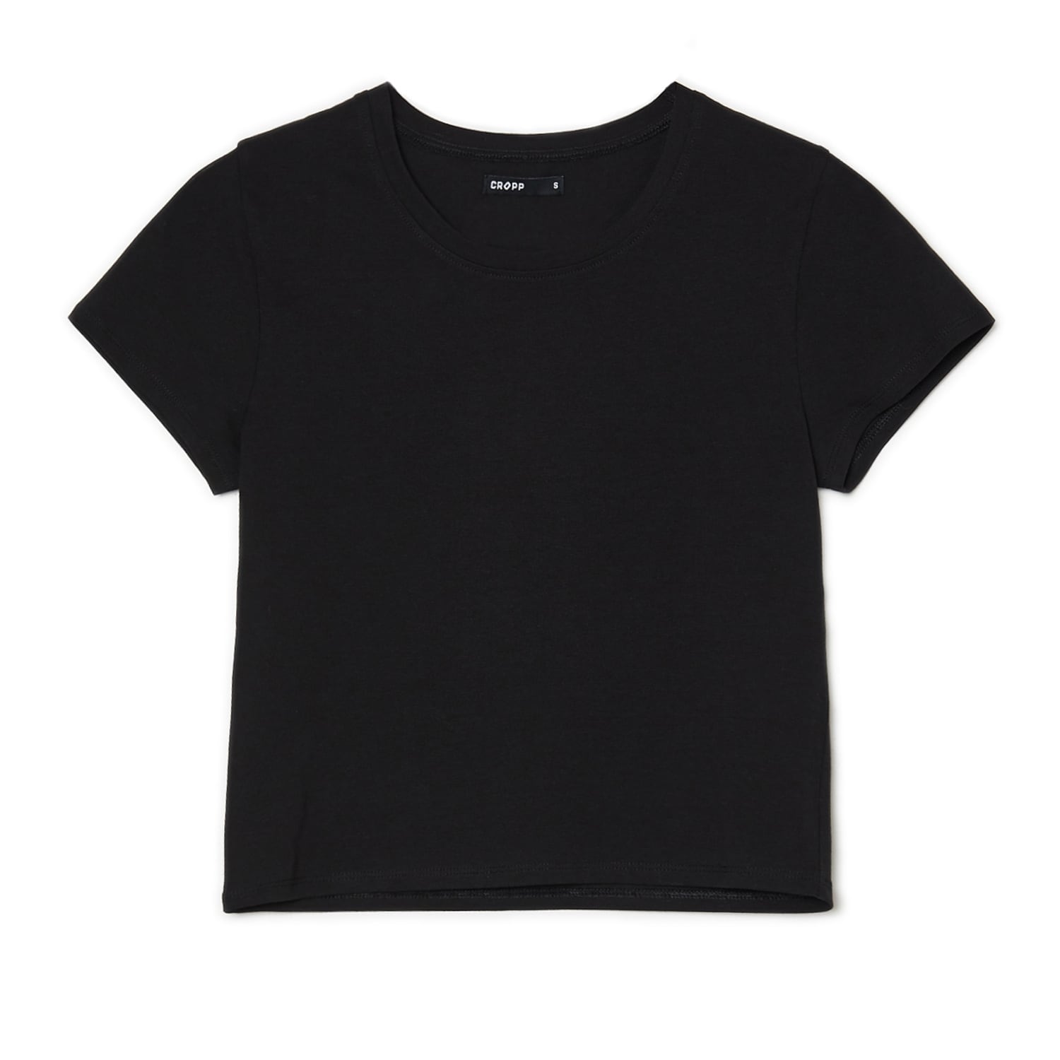 E-shop Cropp - Hladké tričko - Čierna