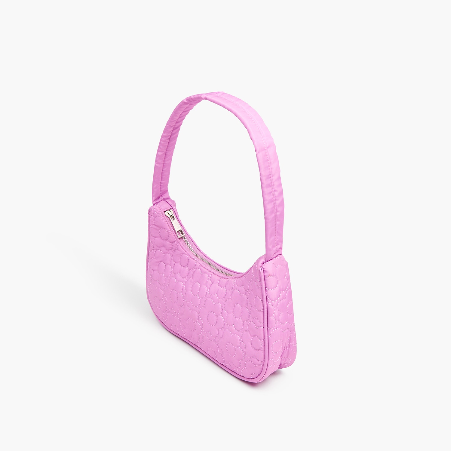 Cropp - Mini geanta cu insertii matlasate decorative - Roz