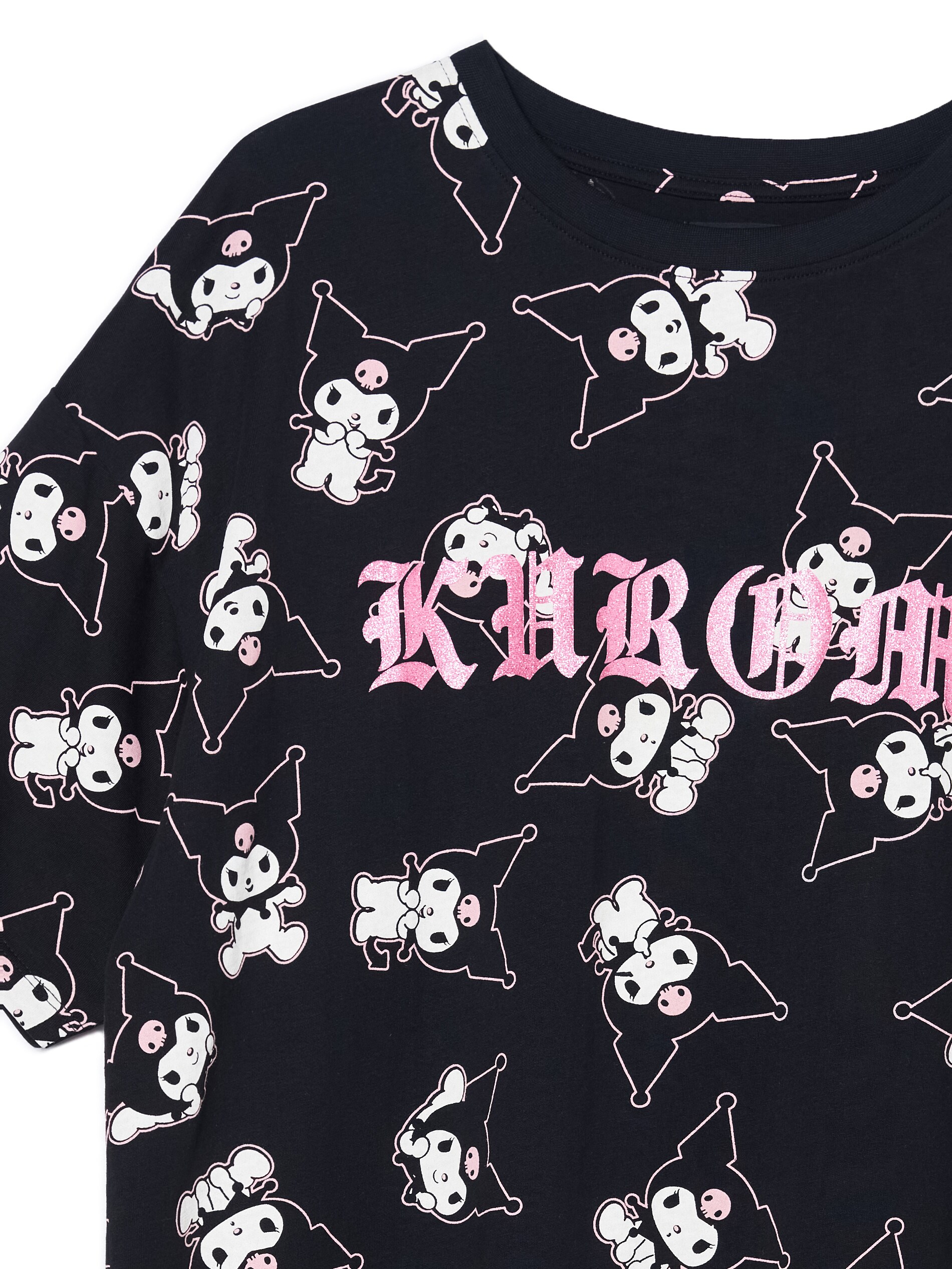 Cropp - Футболка Oversize із принтом Kuromi - чорний