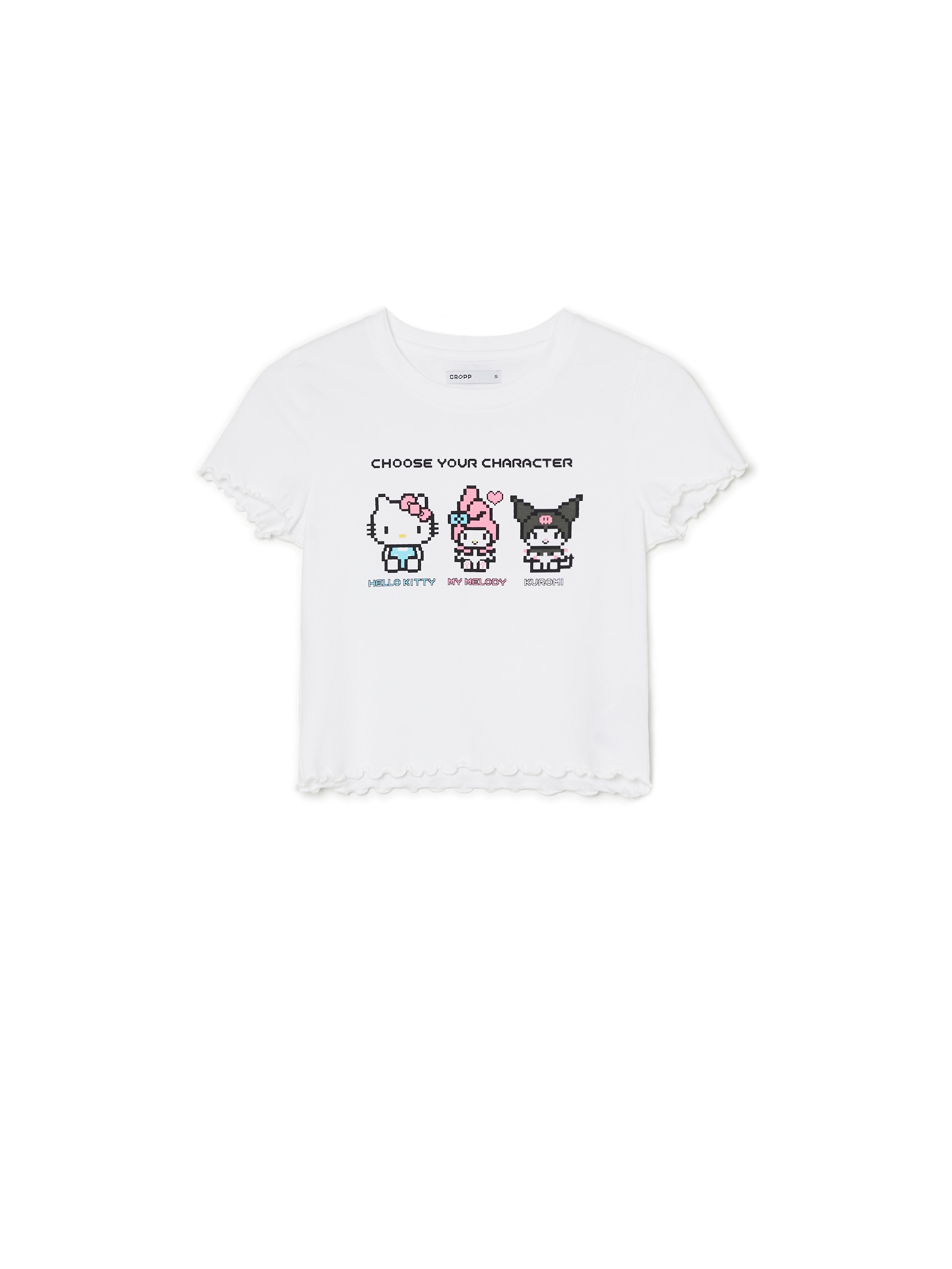 Cropp - Majica Kratkih Rukava S Printom Hello Kitty - White