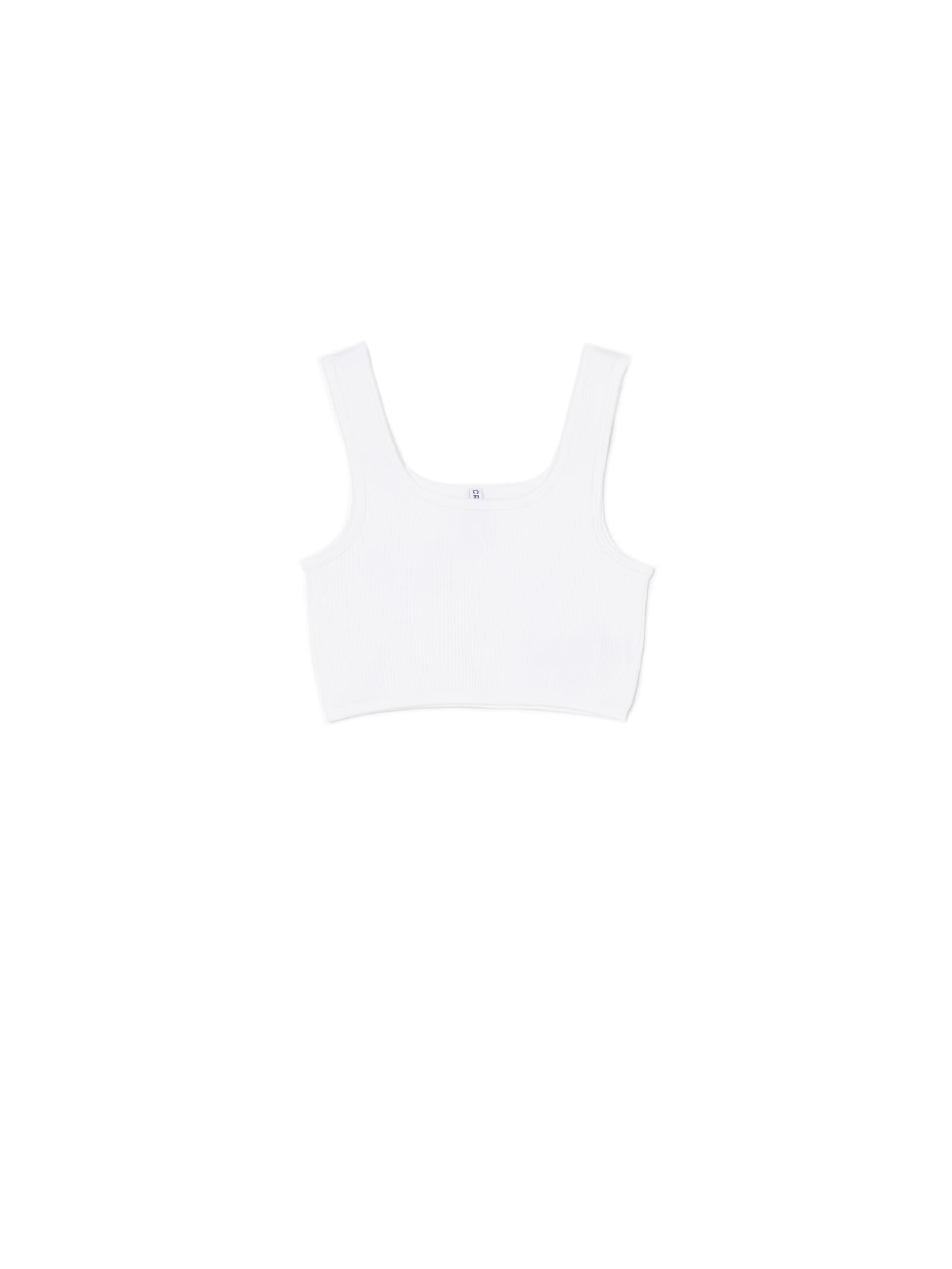 Cropp - Crop Top - White