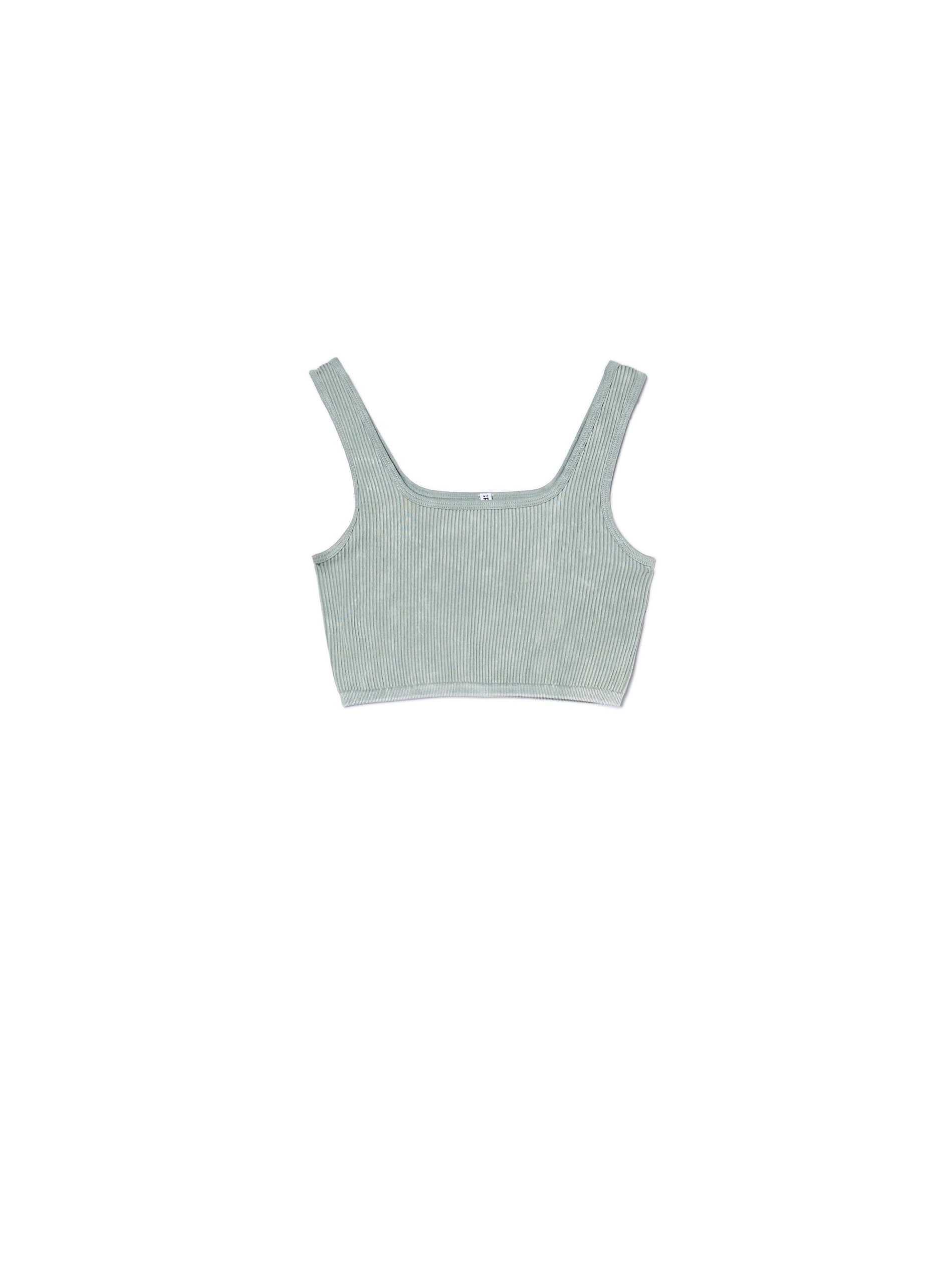 Cropp - Crop Top - Svetlo Zelena