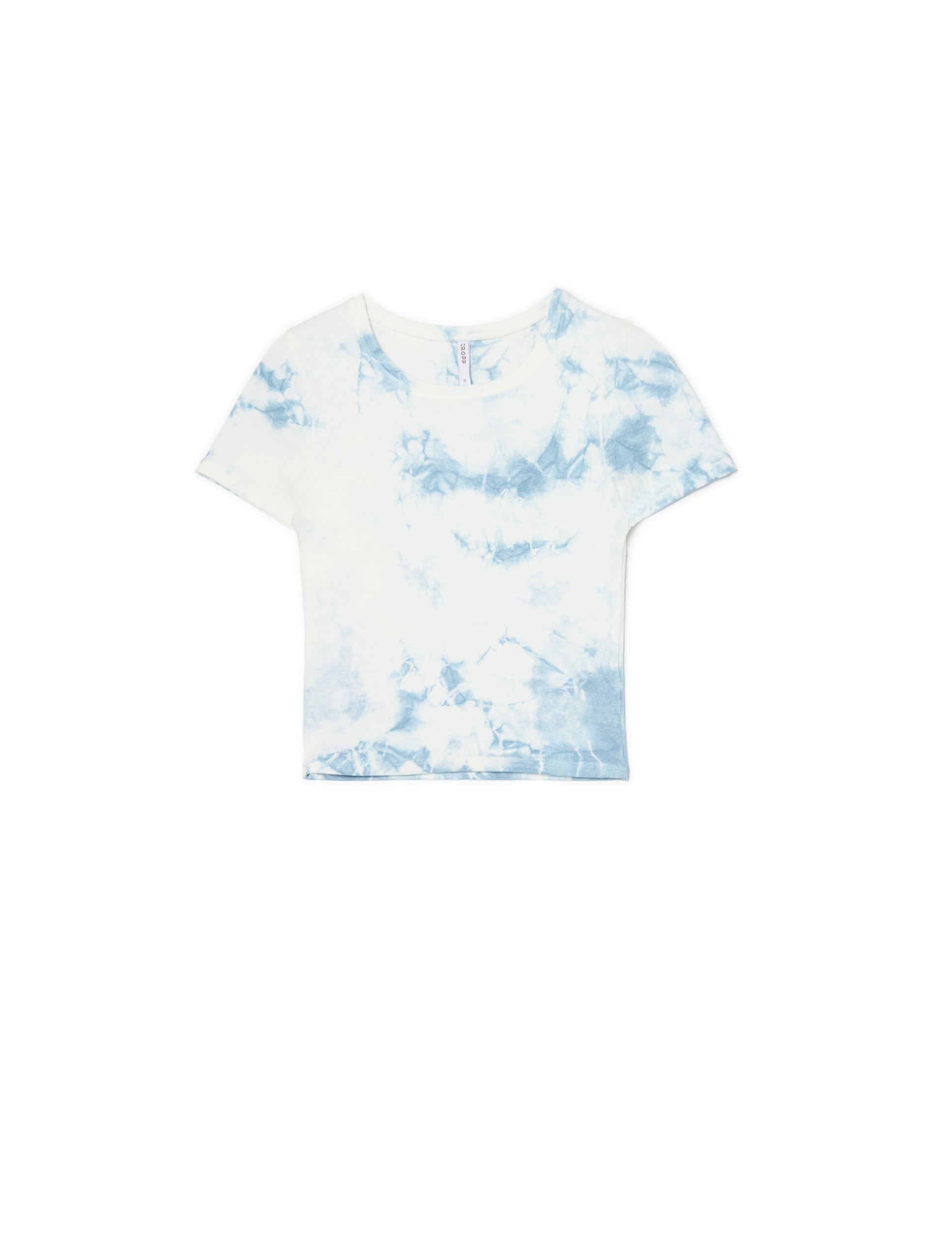 Cropp - Basic T-shirt - Blau