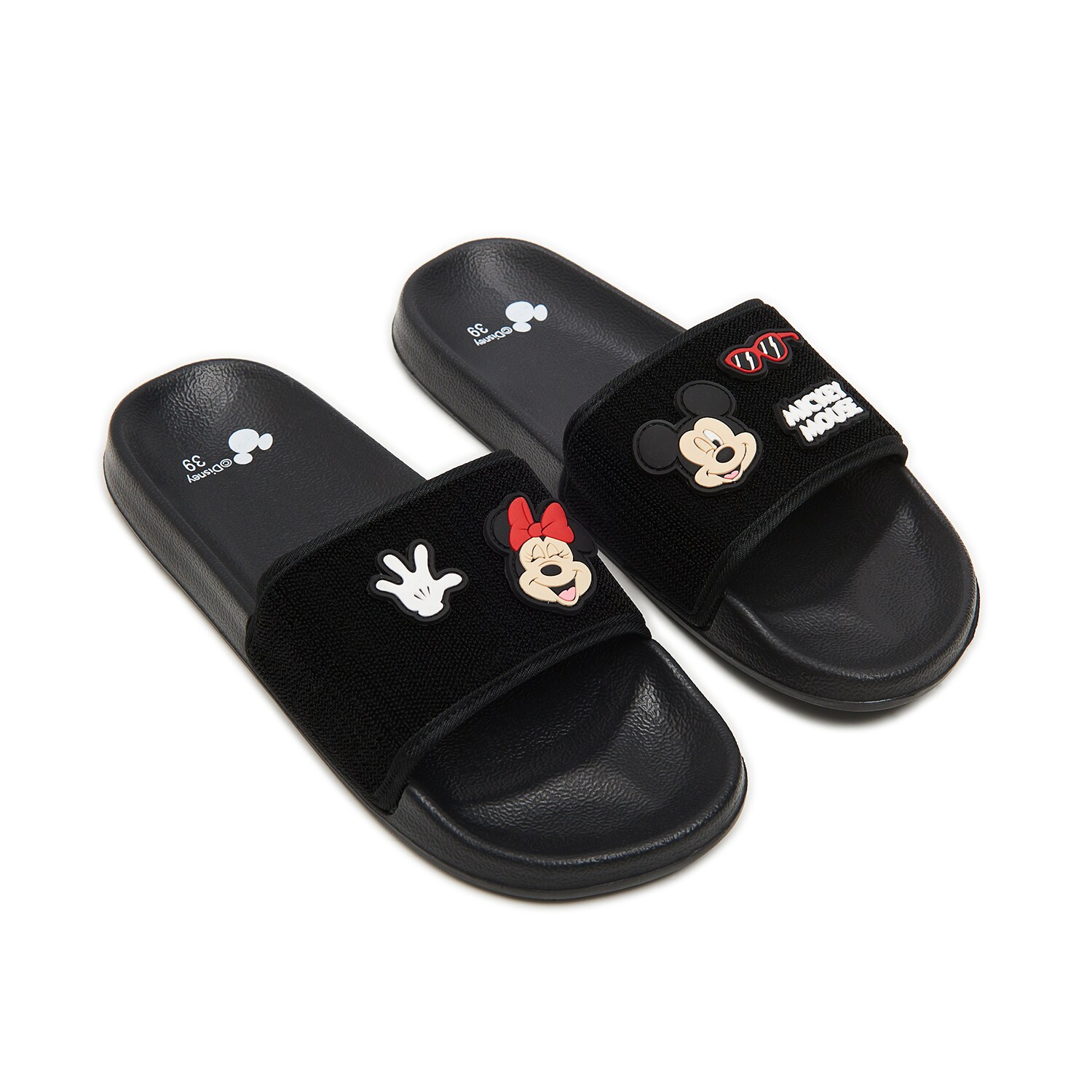 Cropp - sandale pentru femei mickey mouse - negru