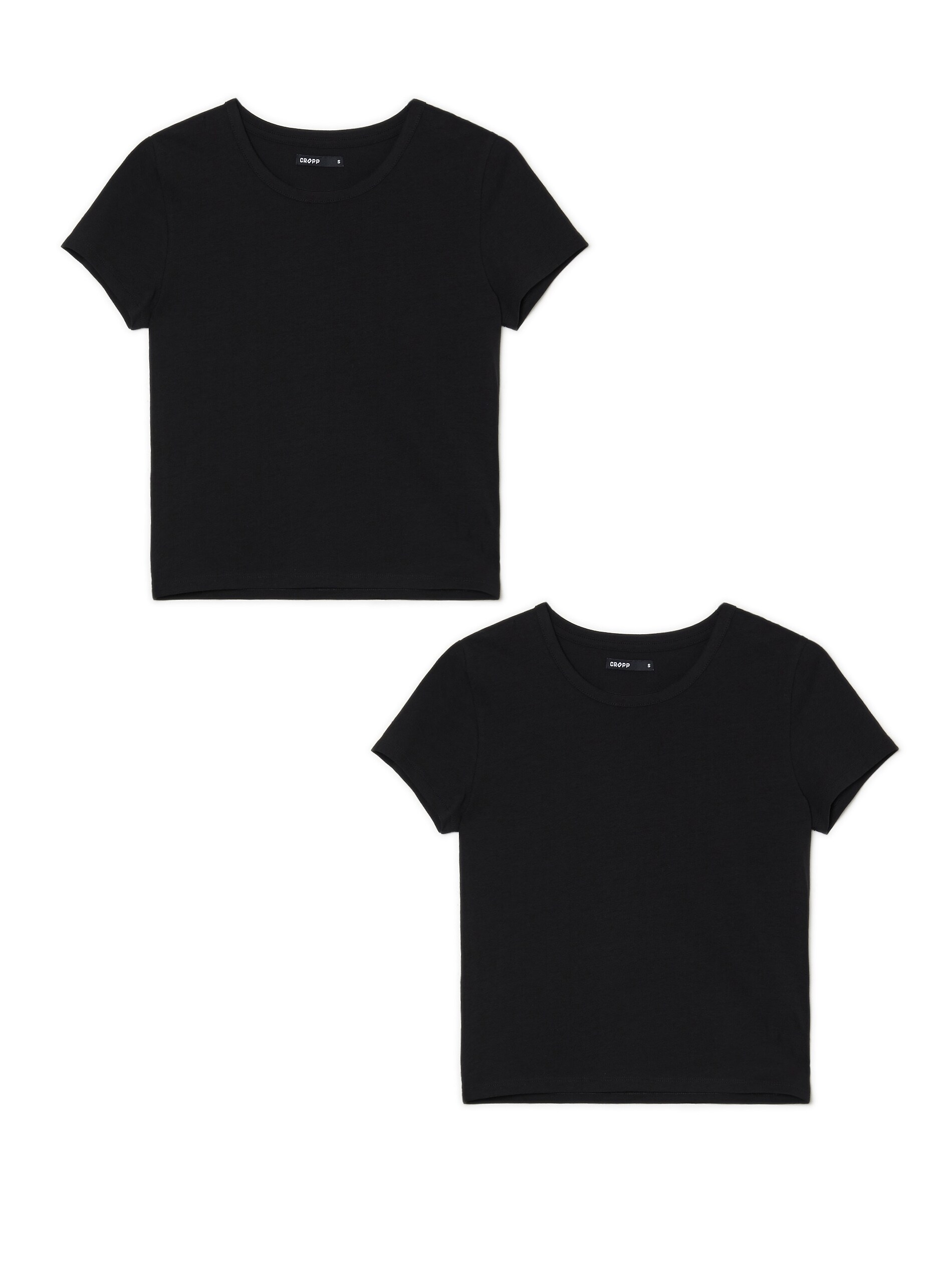 Cropp - 2er Pack Tops - Schwarz