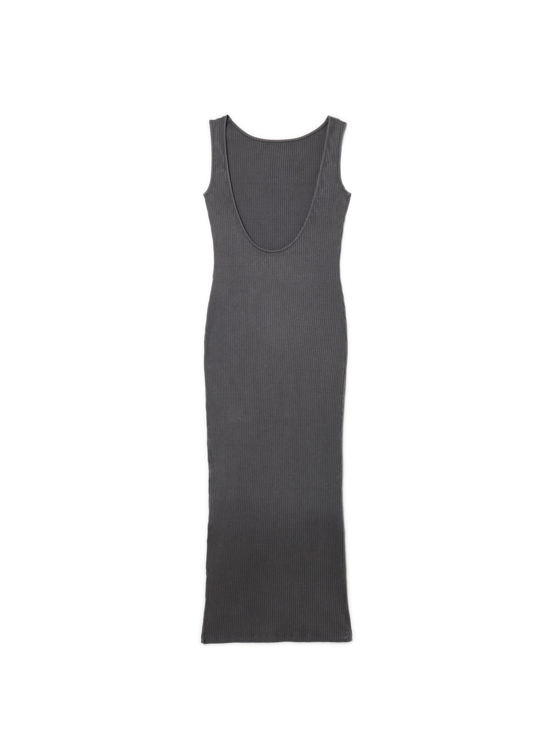 Cropp - Schlichtes Midikleid - Grau