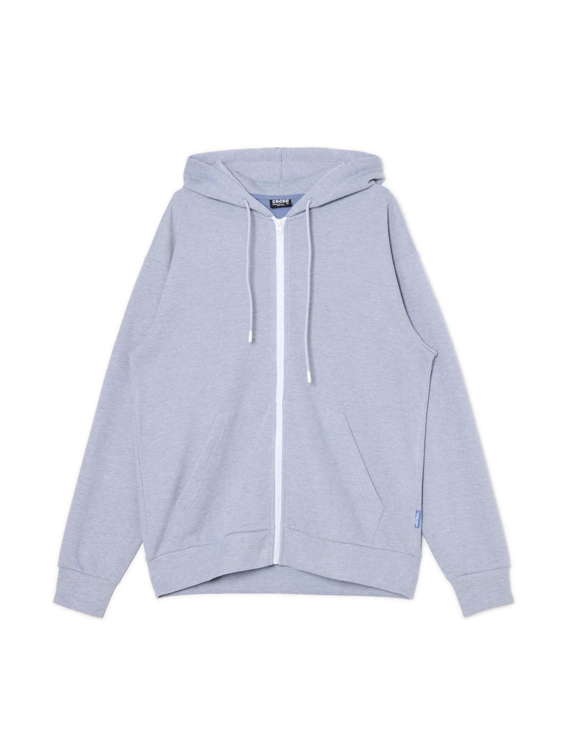 Cropp - Hoodie Mit Reißverschluss - Blau