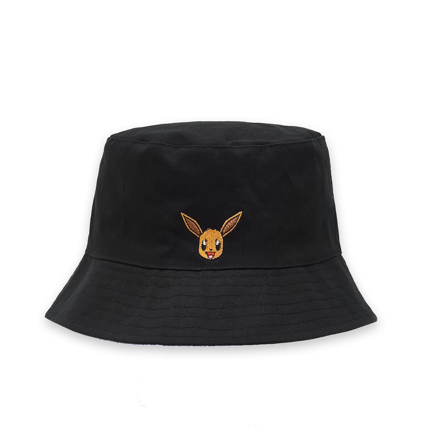 Levně Cropp - Klobouk typu bucket hat Pokémon - Černý