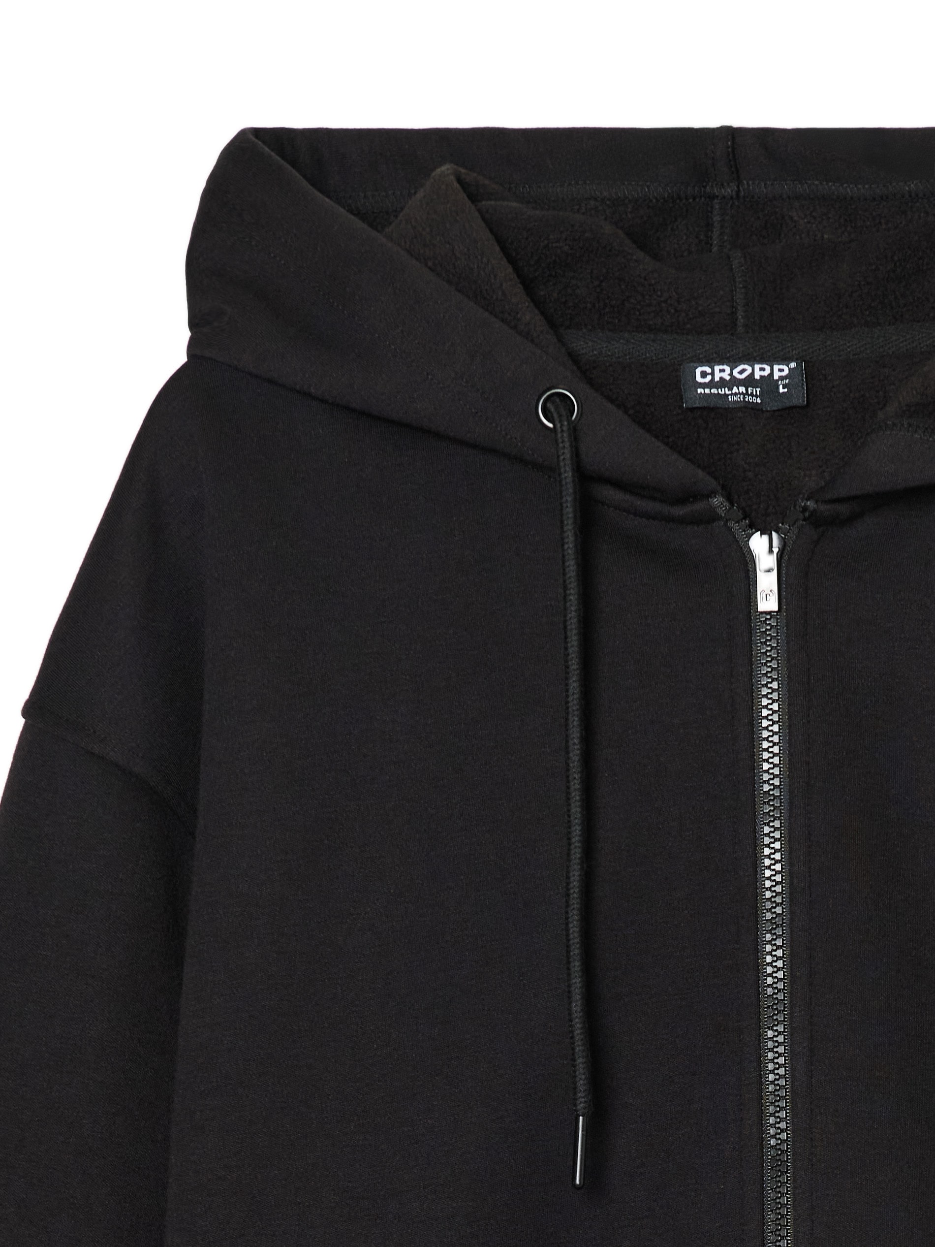 Cropp - Sudadera Deportiva Con Capucha Y Cremallera - Negro