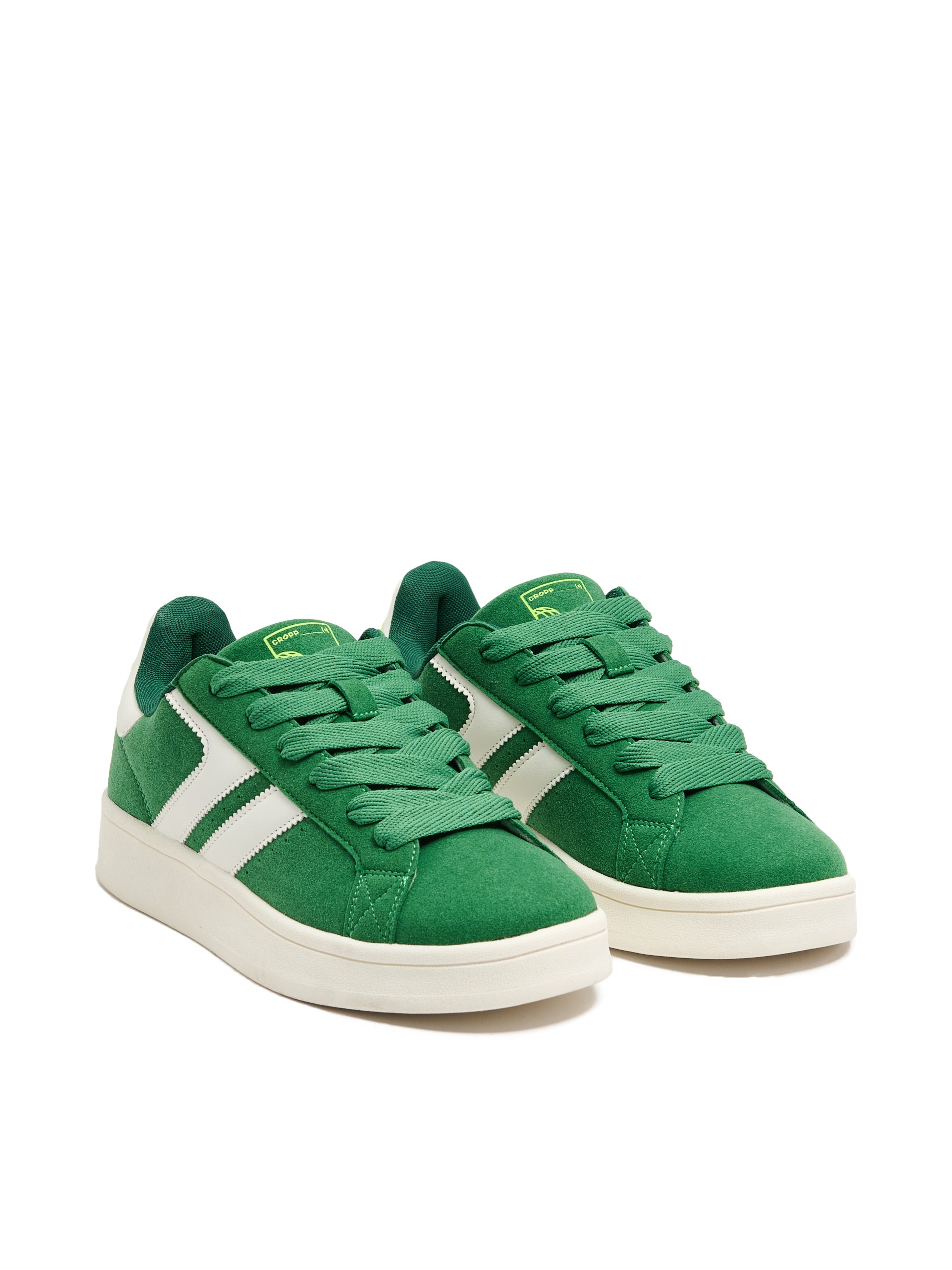 Cropp - Zielono-białe sneakersy - zielony