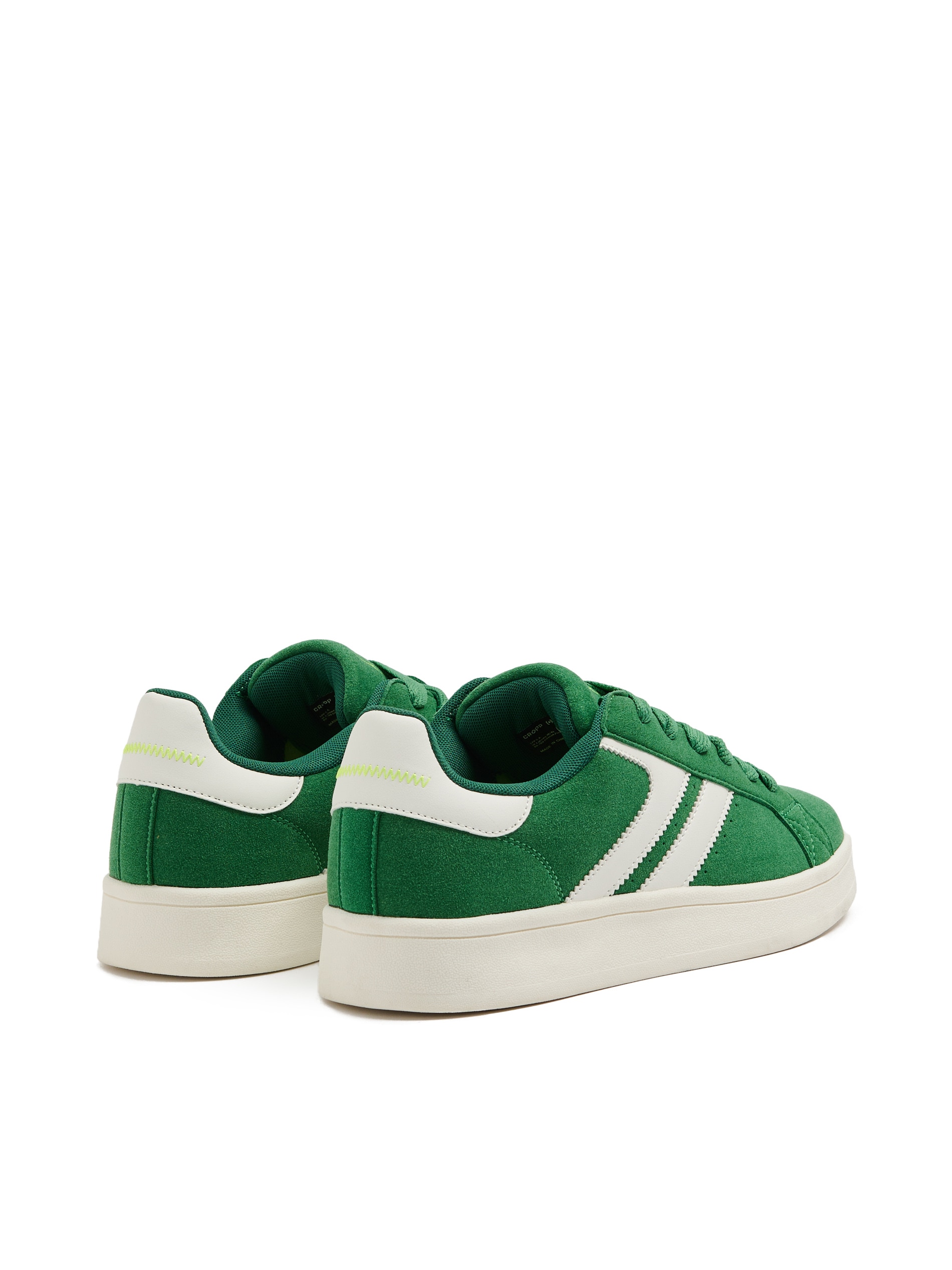 Cropp - Zielono-białe sneakersy - zielony