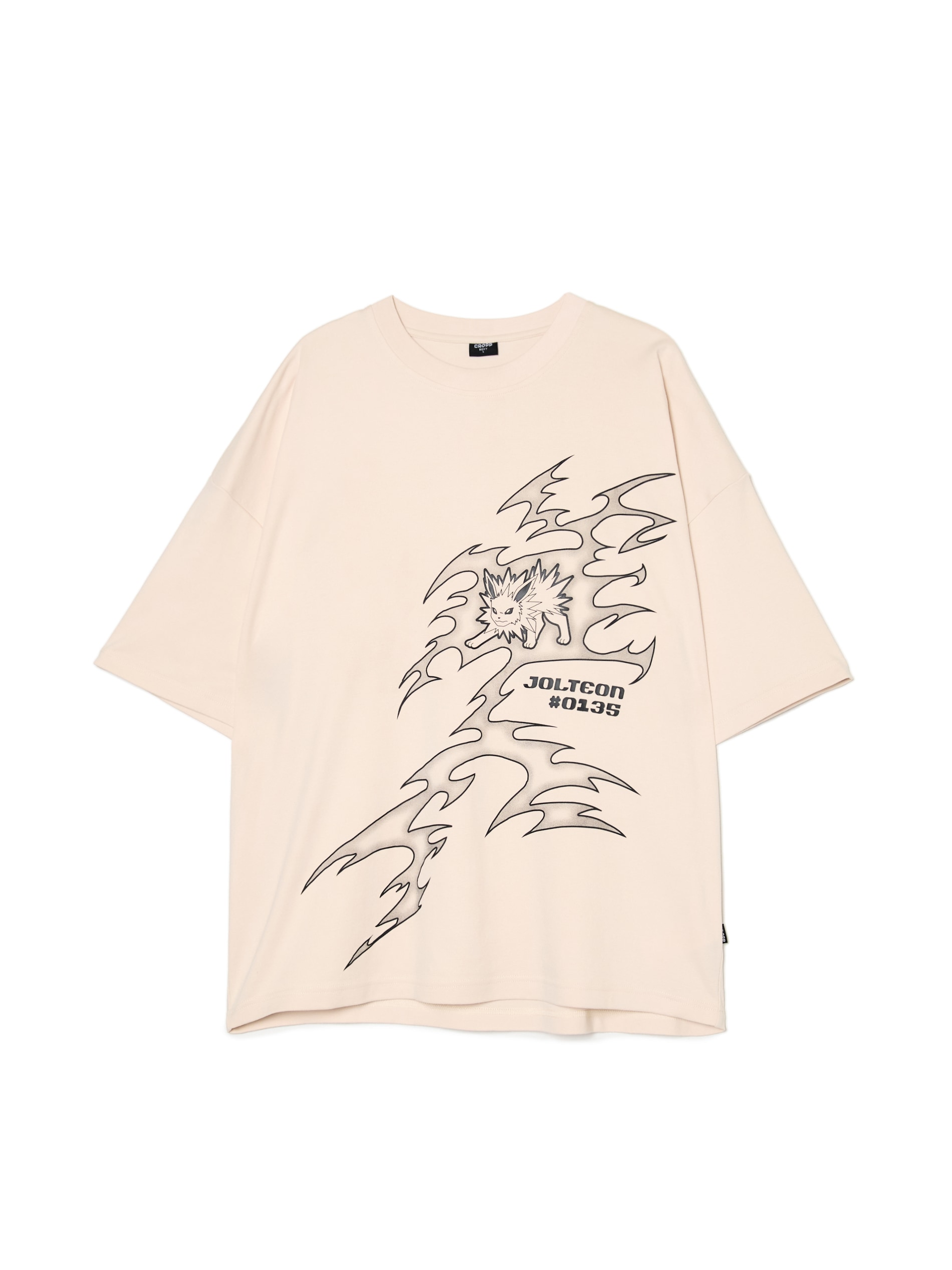 Cropp - Nyomott mintás T-shirt Pokémon Jolteon - cream termék 2. képe