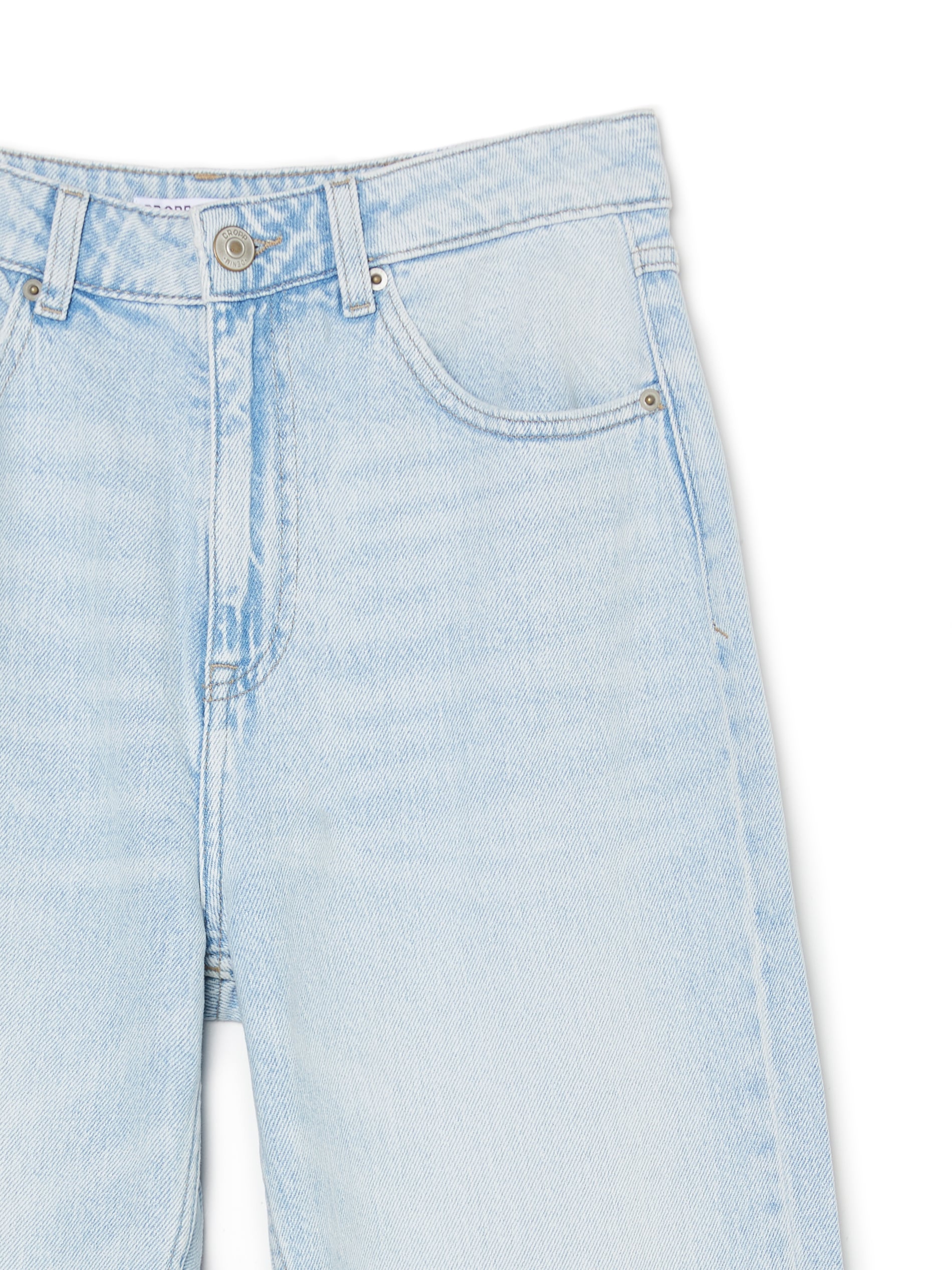 Cropp - Jeans A Gamba Ampia - Blu