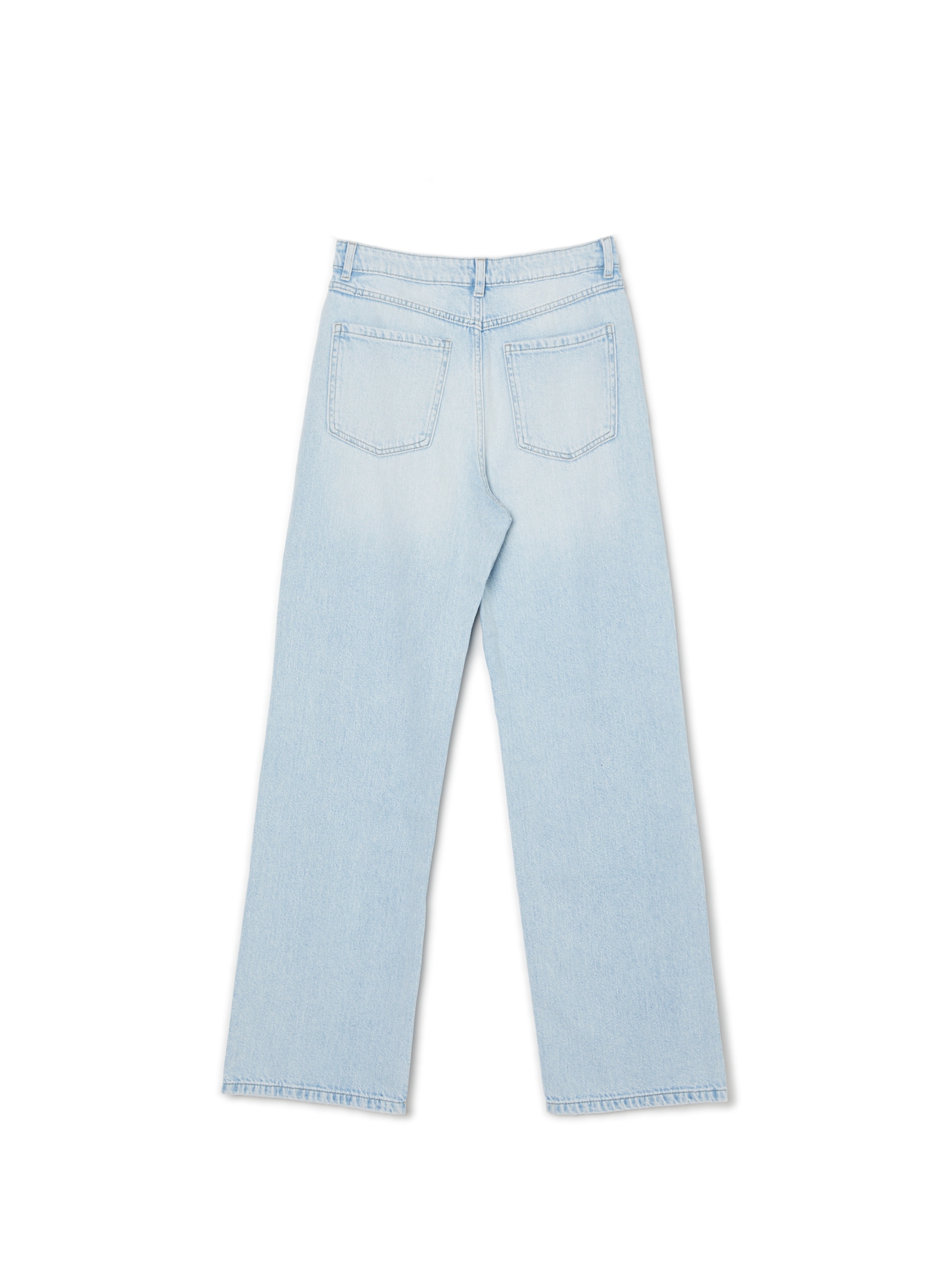 Cropp - Jeans A Gamba Ampia - Blu