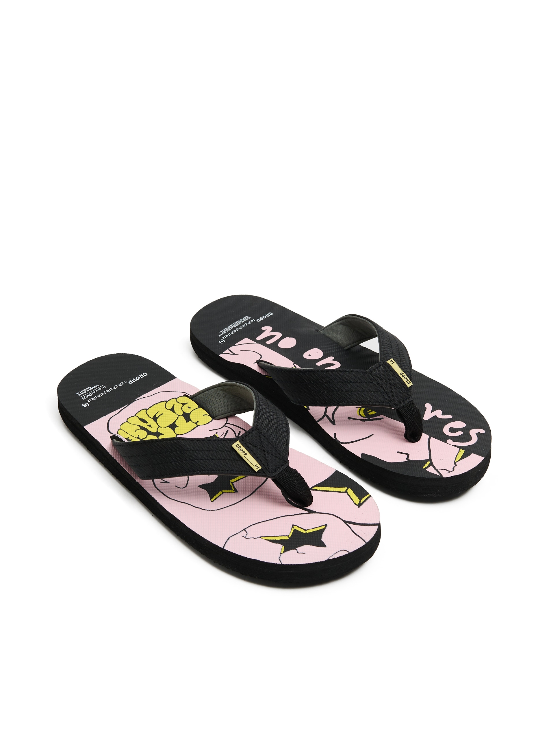 Cropp - Mintás lábujjközi papucs - pasztellpink termék 2. képe