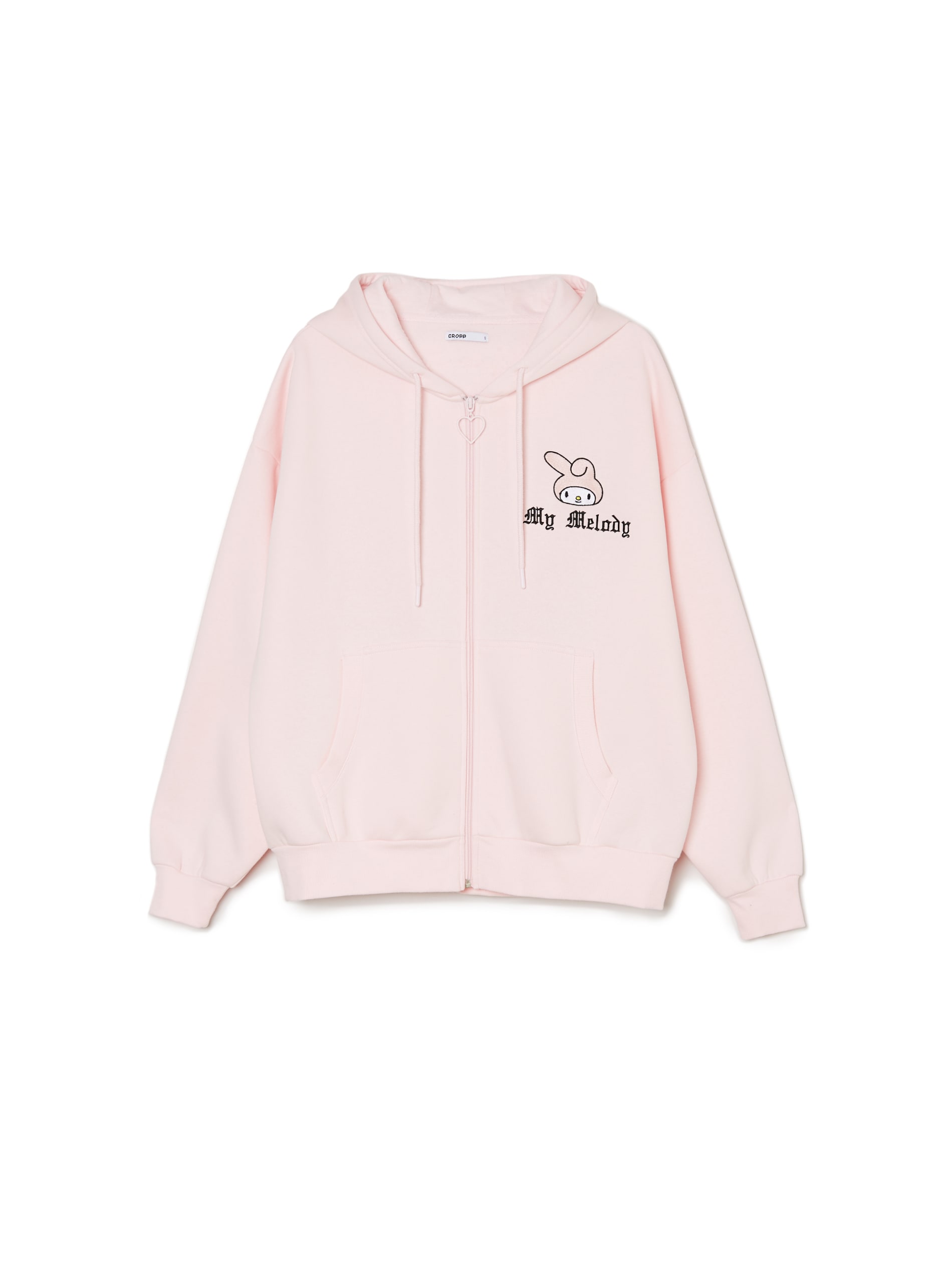 Cropp - Top Da Jogging Con Zip E Cappuccio My Melody - Rosa Pastello