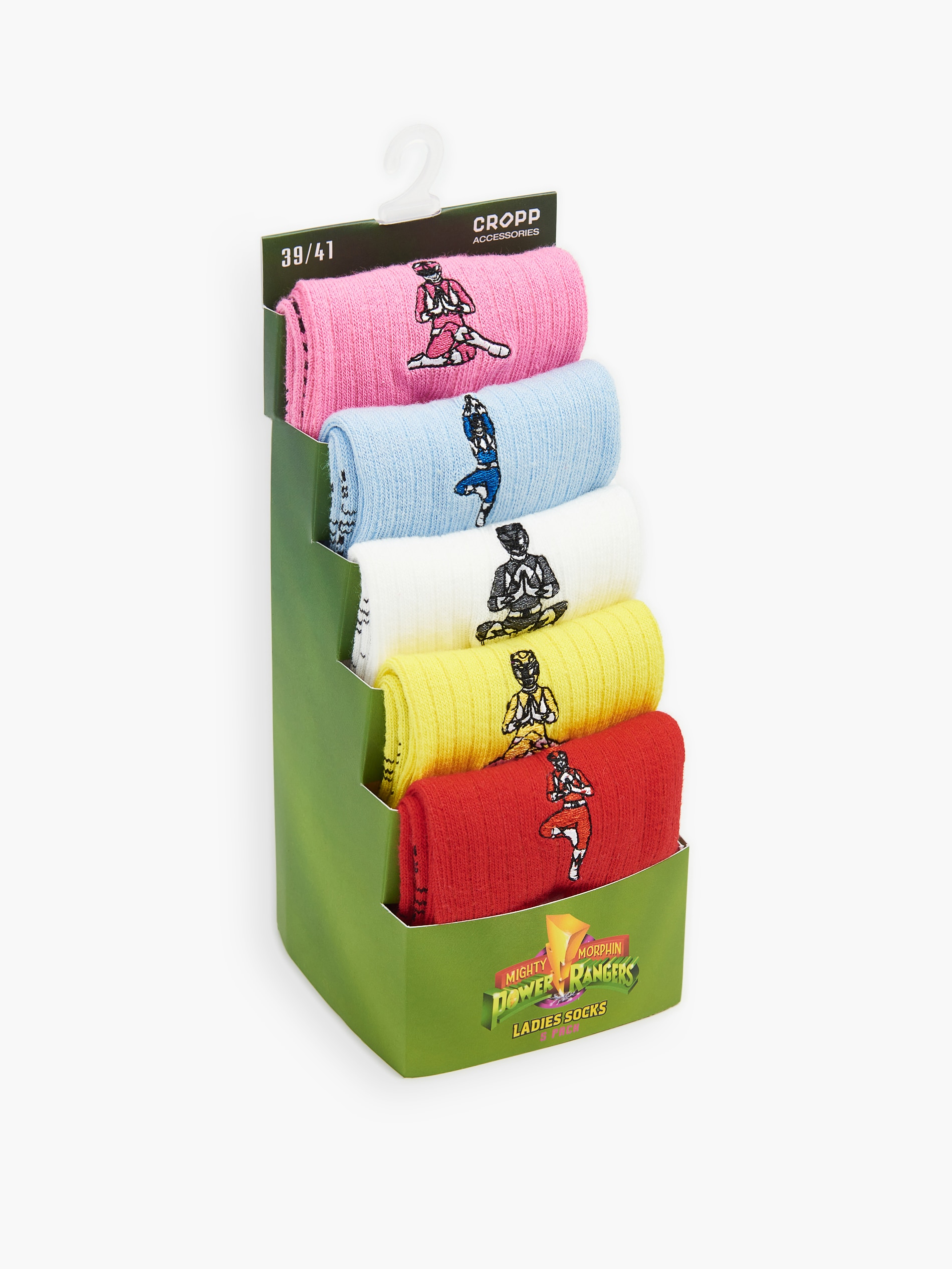 Cropp - 5er Pack Socken Power Rangers - Mehrfarbig