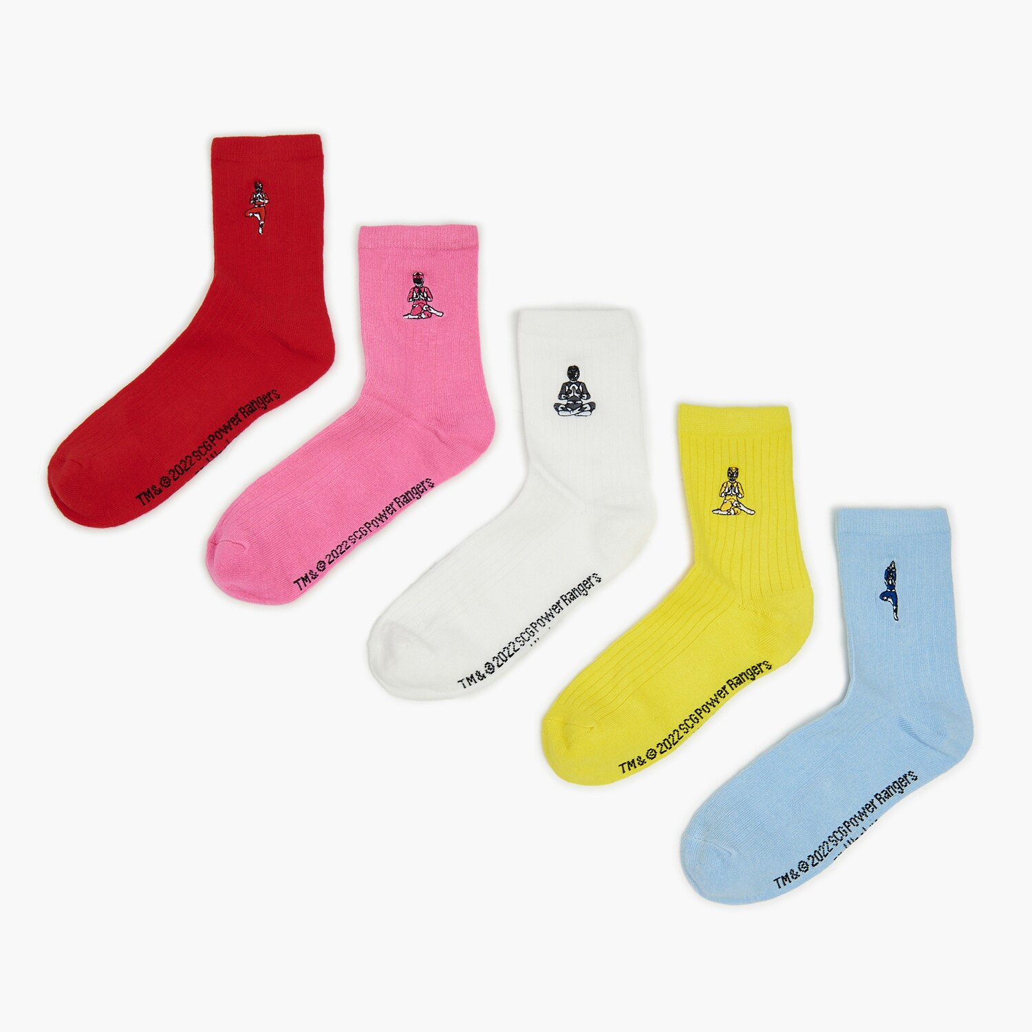 E-shop Cropp - Ponožky, 5-balenie Power Rangers - Viacfarebná