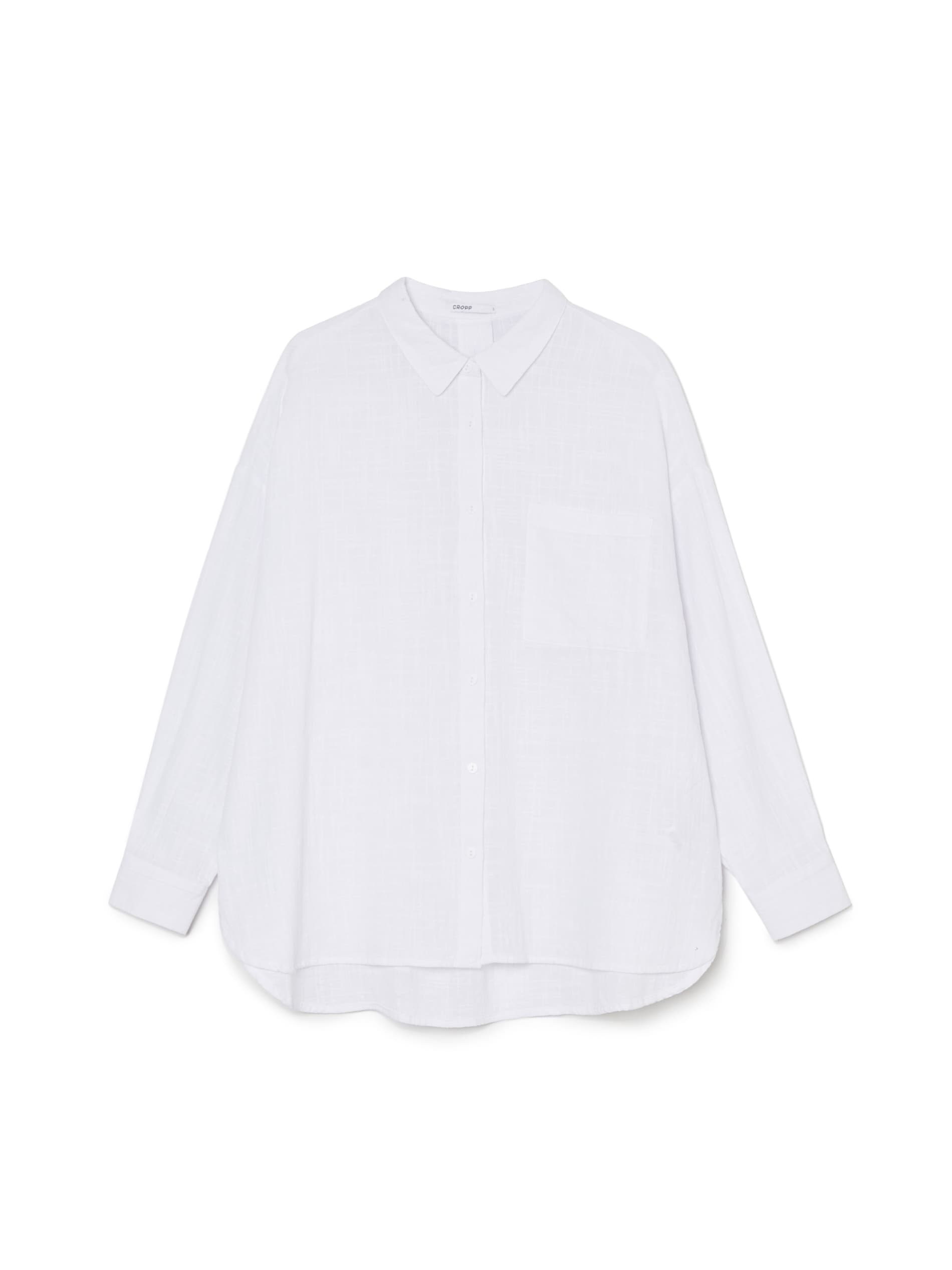 Cropp - Camicia Oversize Semplice - Bianco