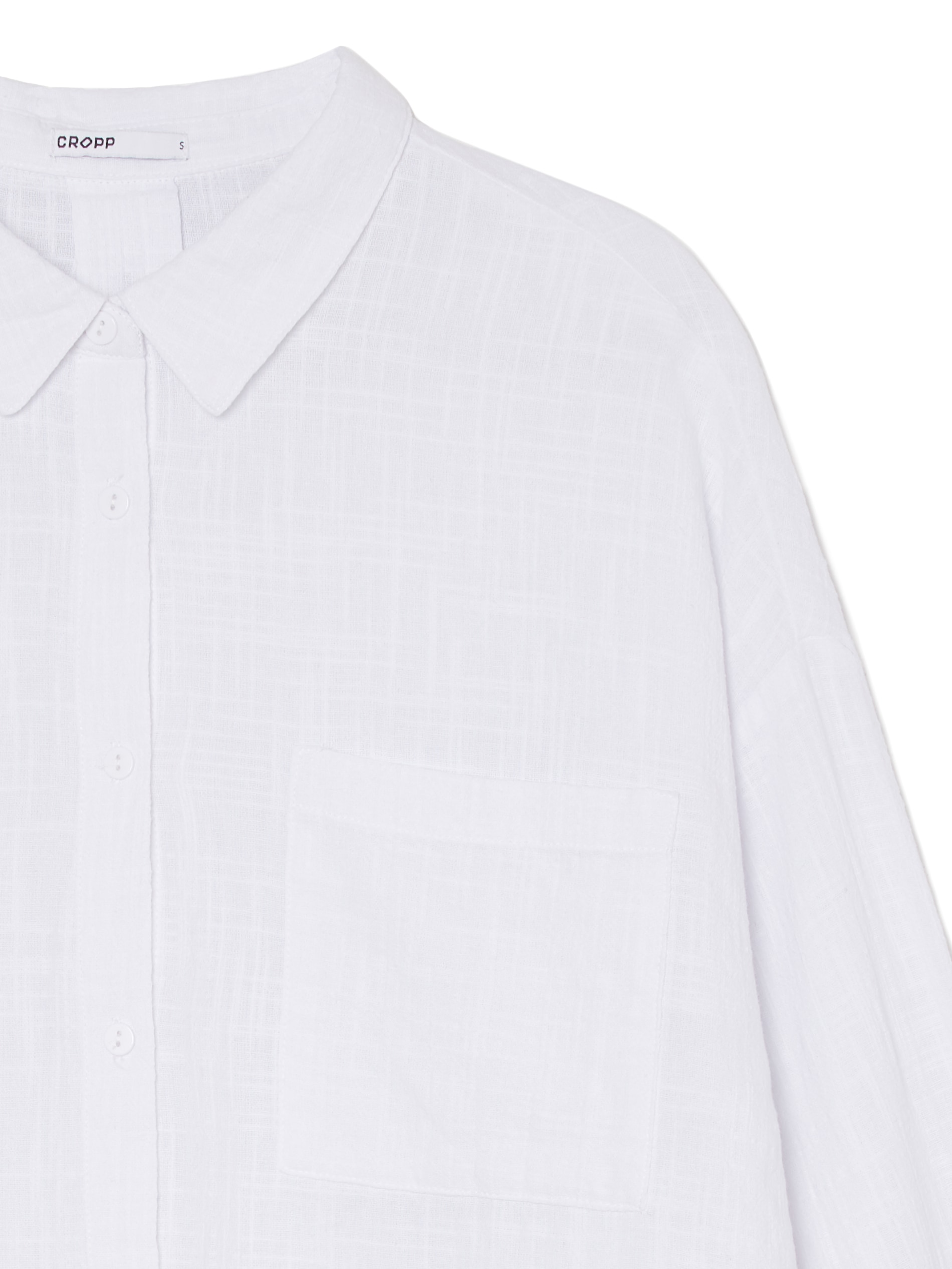 Cropp - Camicia Oversize Semplice - Bianco