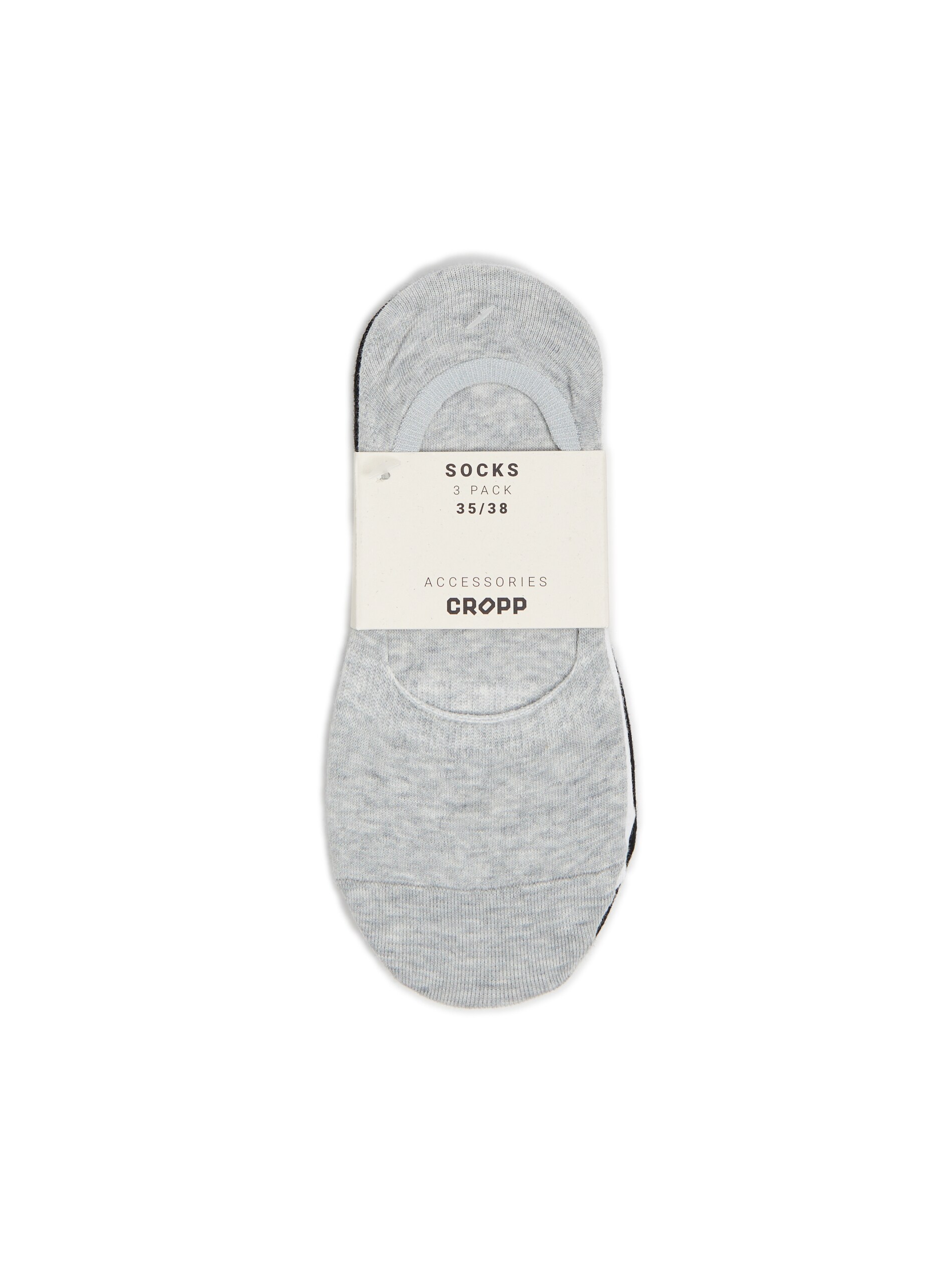 Cropp - 3 Pack No Show Socks - Mehrfarbig