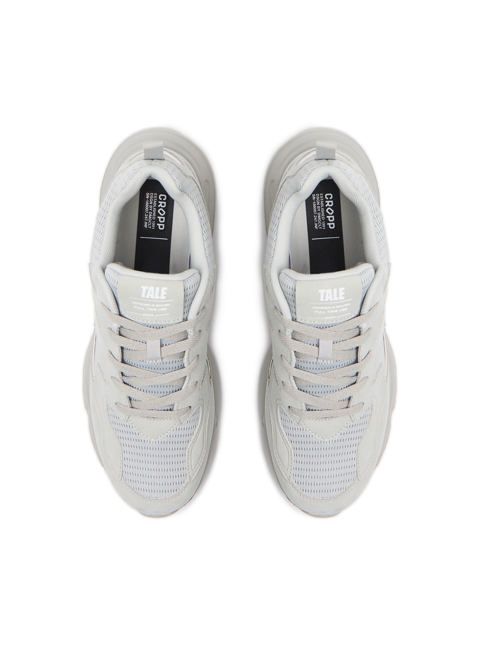 Cropp - Sneaker Con Elementi Riflettenti - Grigio Chiaro