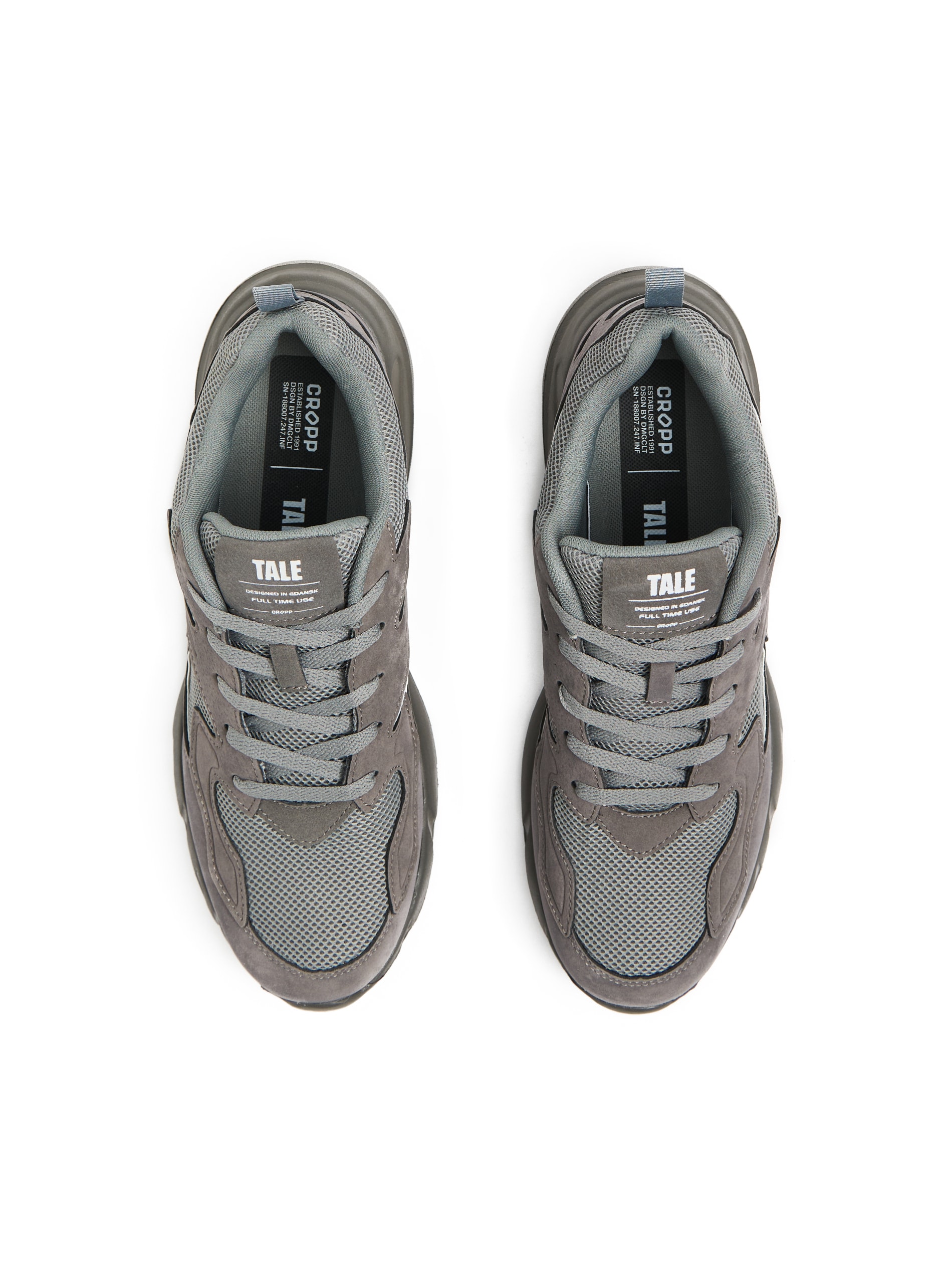 Cropp - Sneaker Con Elementi Riflettenti - Grigio Medio