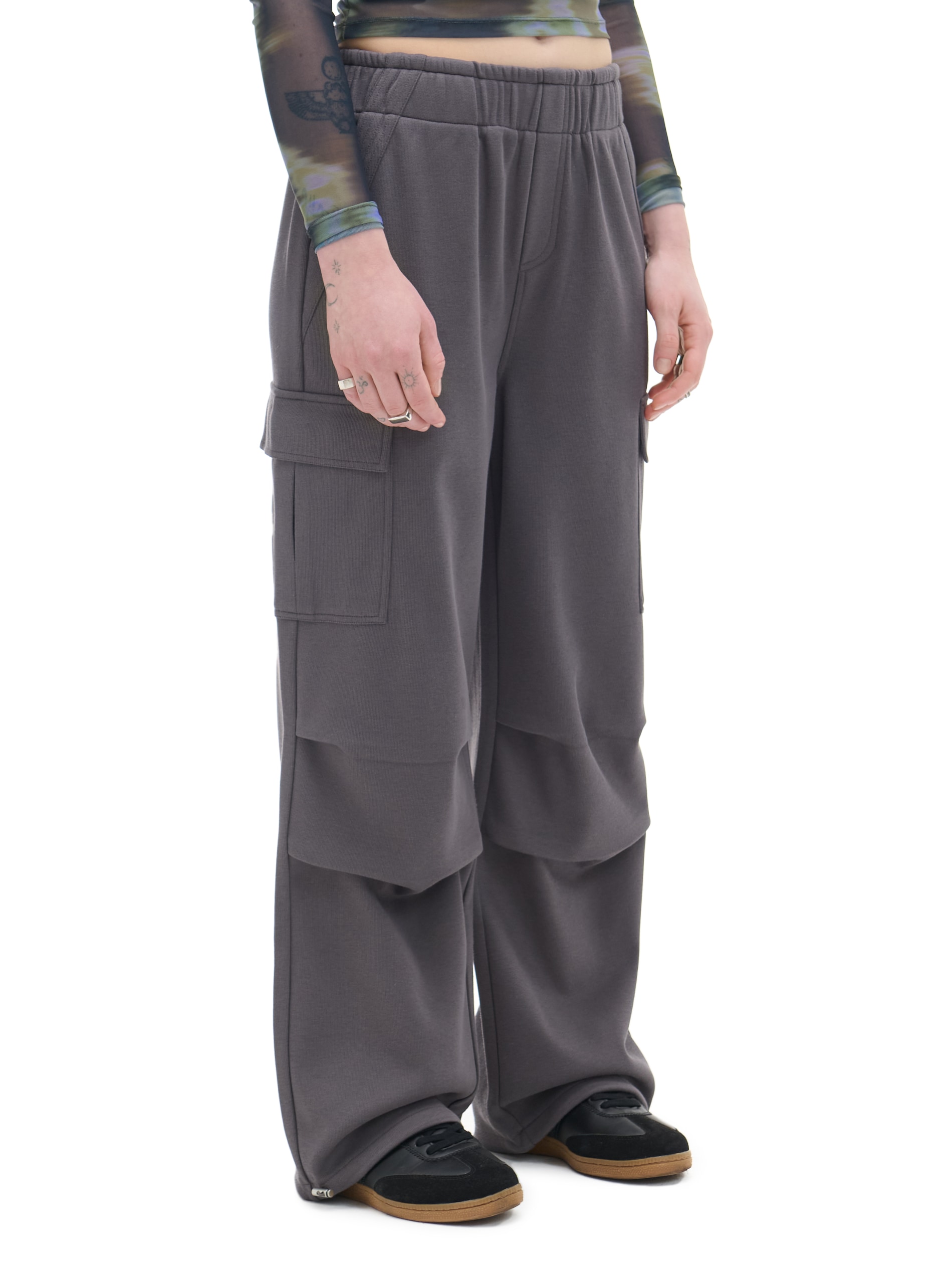 Cropp - Pantaloni Cargo - Grigio Scuro