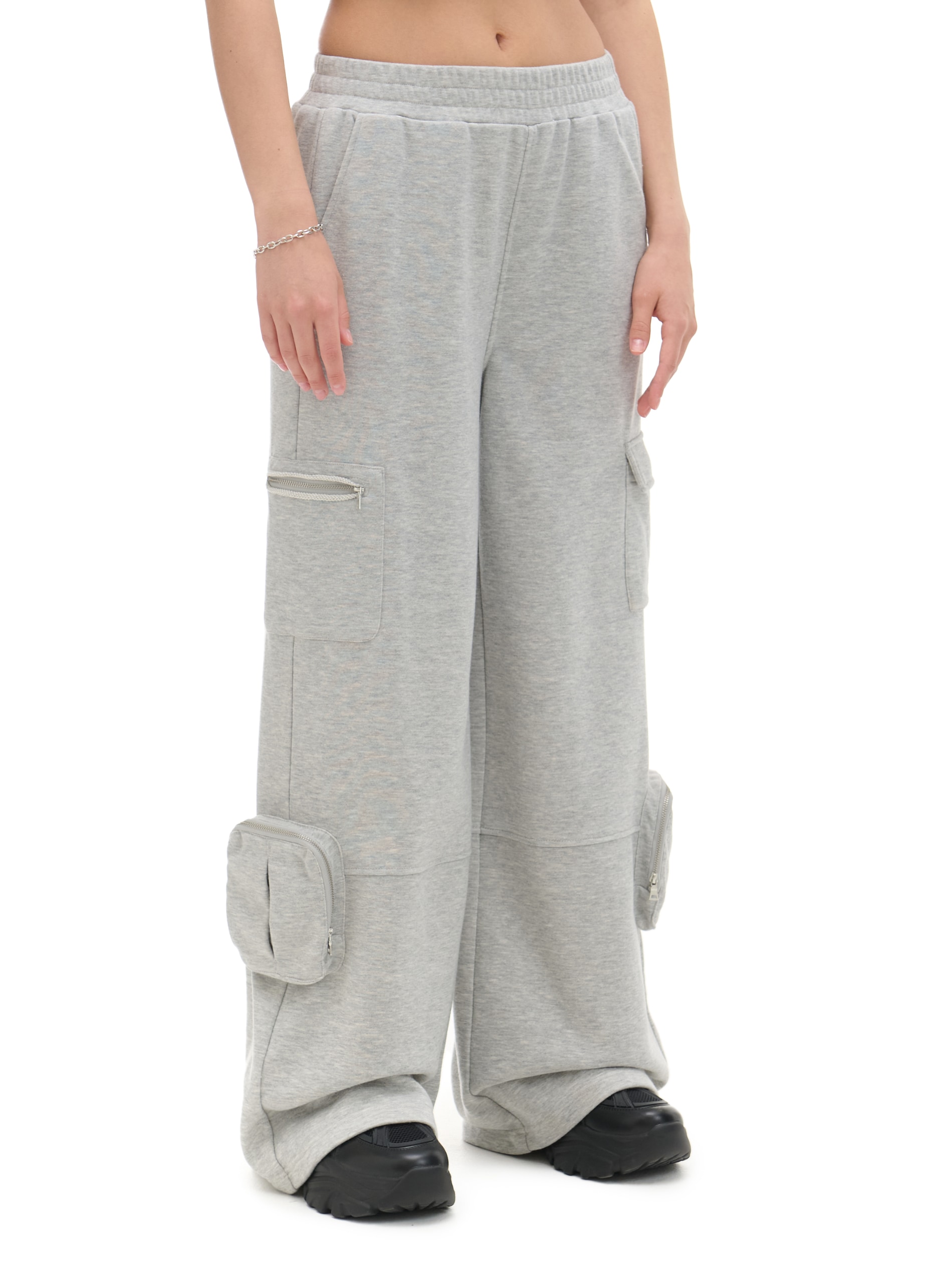 Cropp - Pantaloni Cargo - Grigio Chiaro