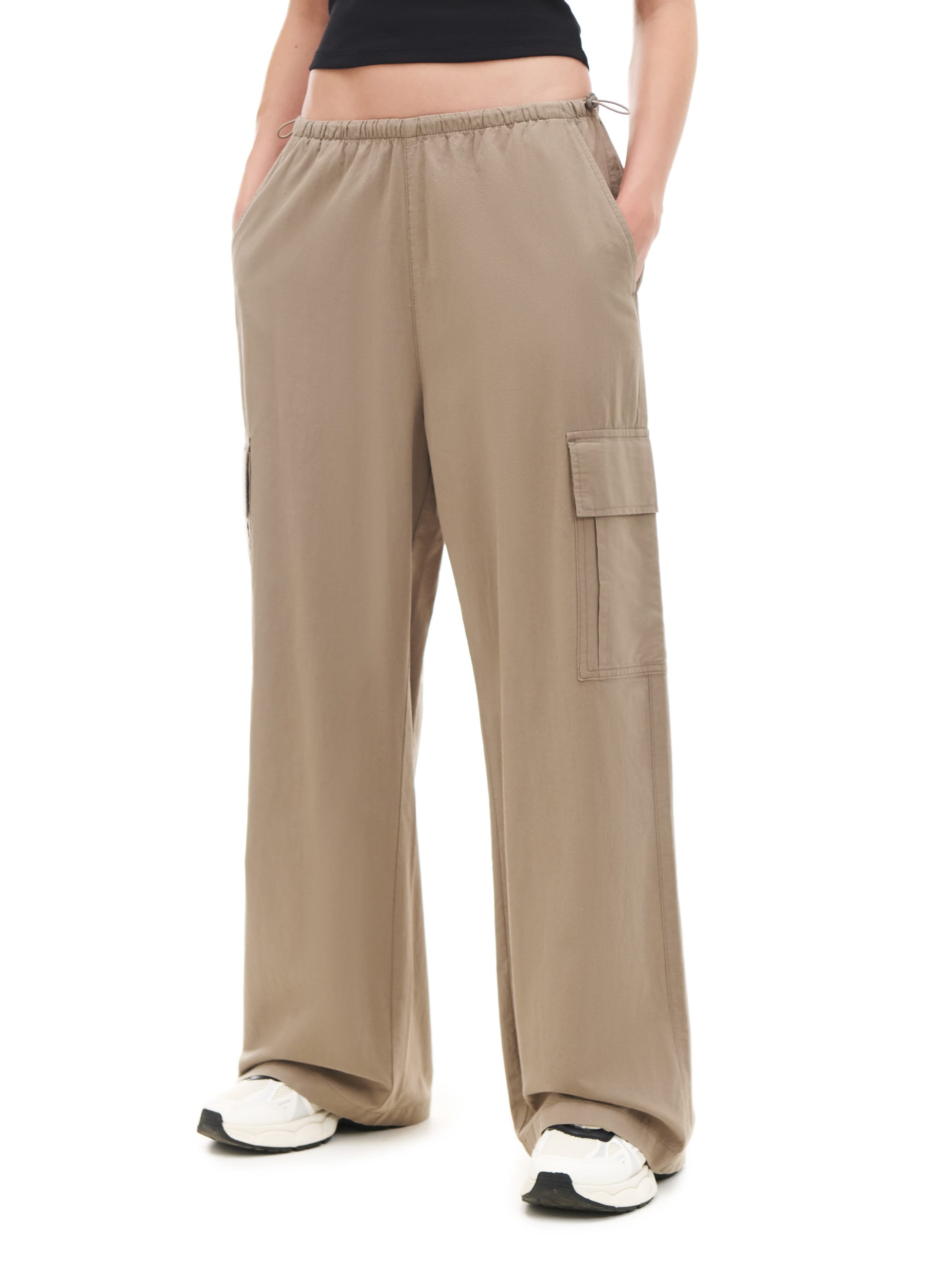 Cropp - Pantaloni Cargo - Verde Oliva Caldo