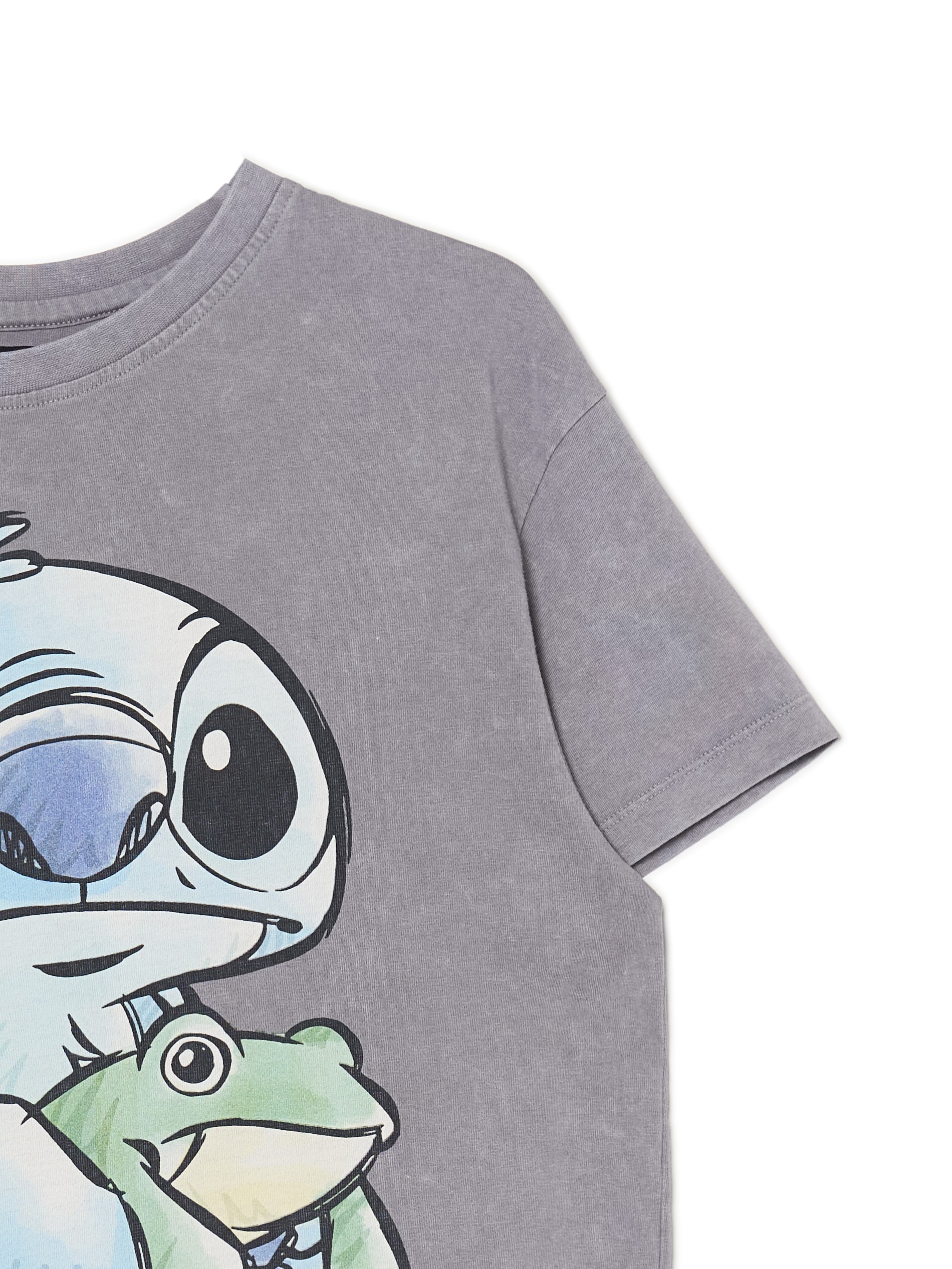 Cropp - Футболка з принтом Lilo & Stitch - Light Grey