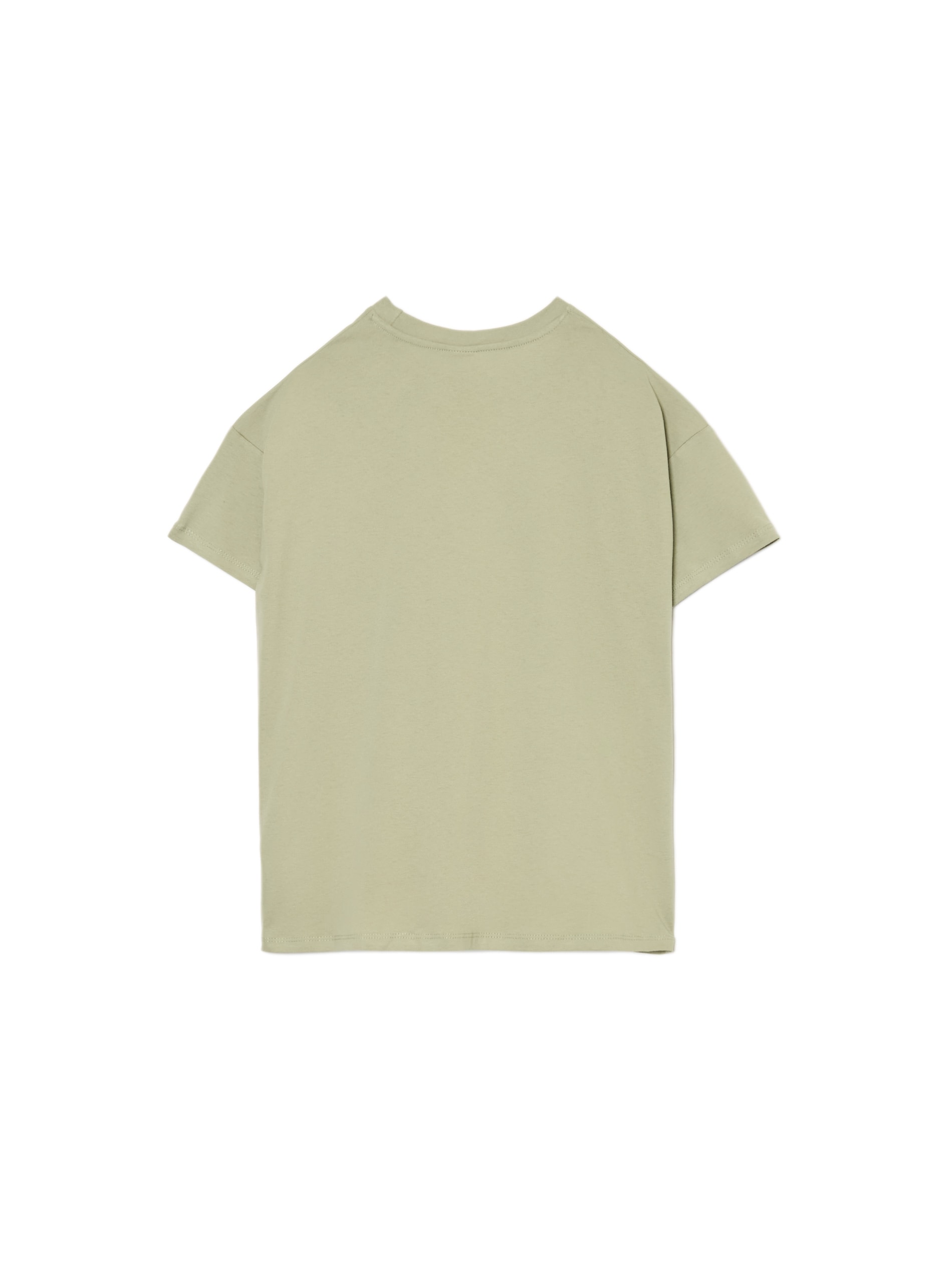 Cropp - T-shirt Oversize Con Stampa - Verde Oliva