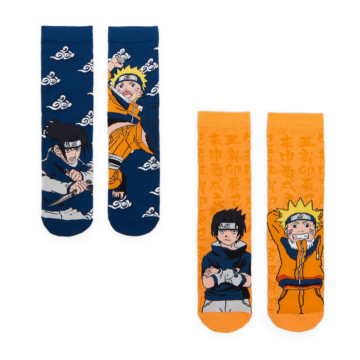 Cropp - Set de 2 perechi de sosete Naruto - Oranj