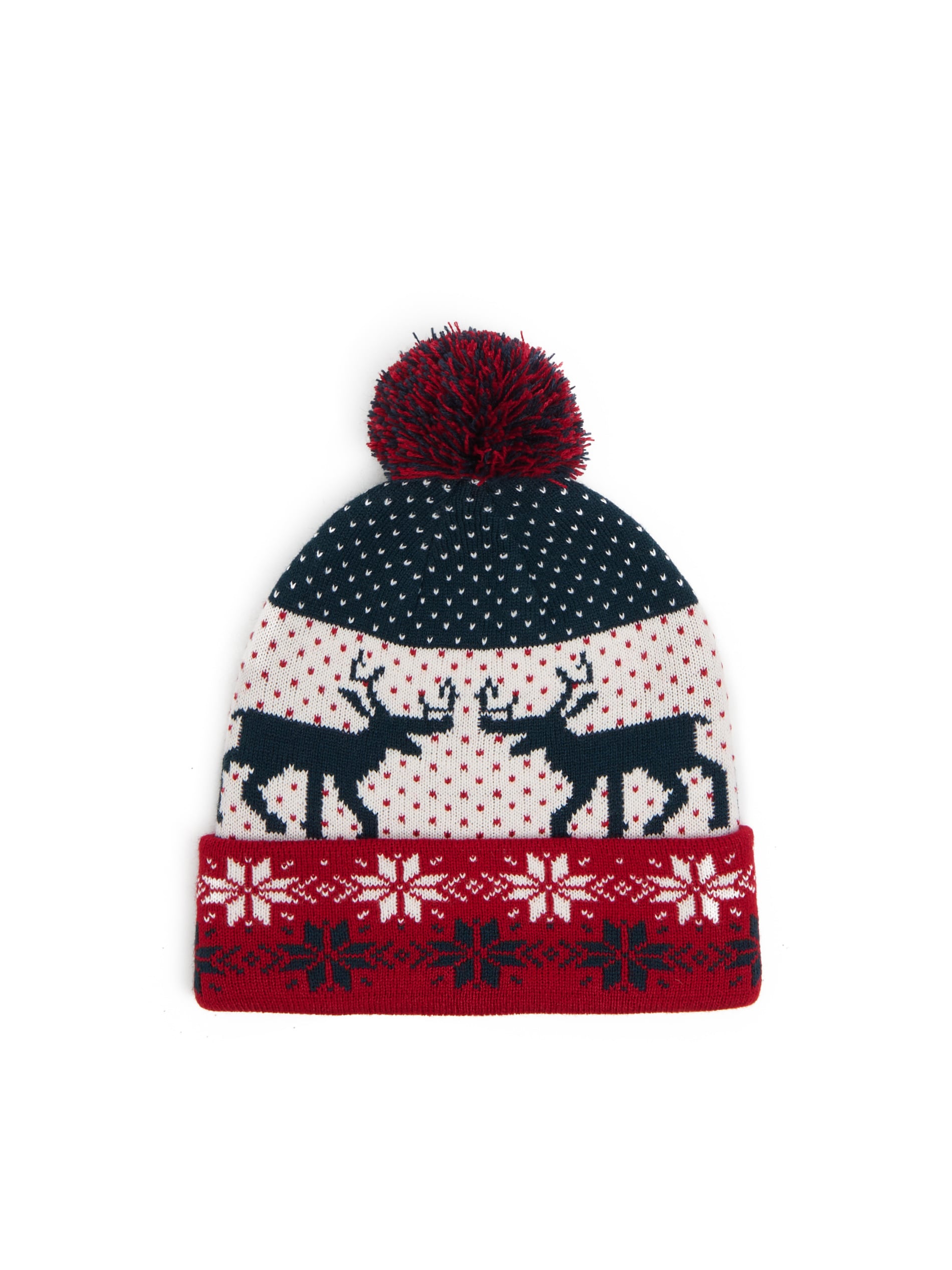 Cropp - Nyomott mintás beanie sapka - gesztenyebarna termék 2. képe