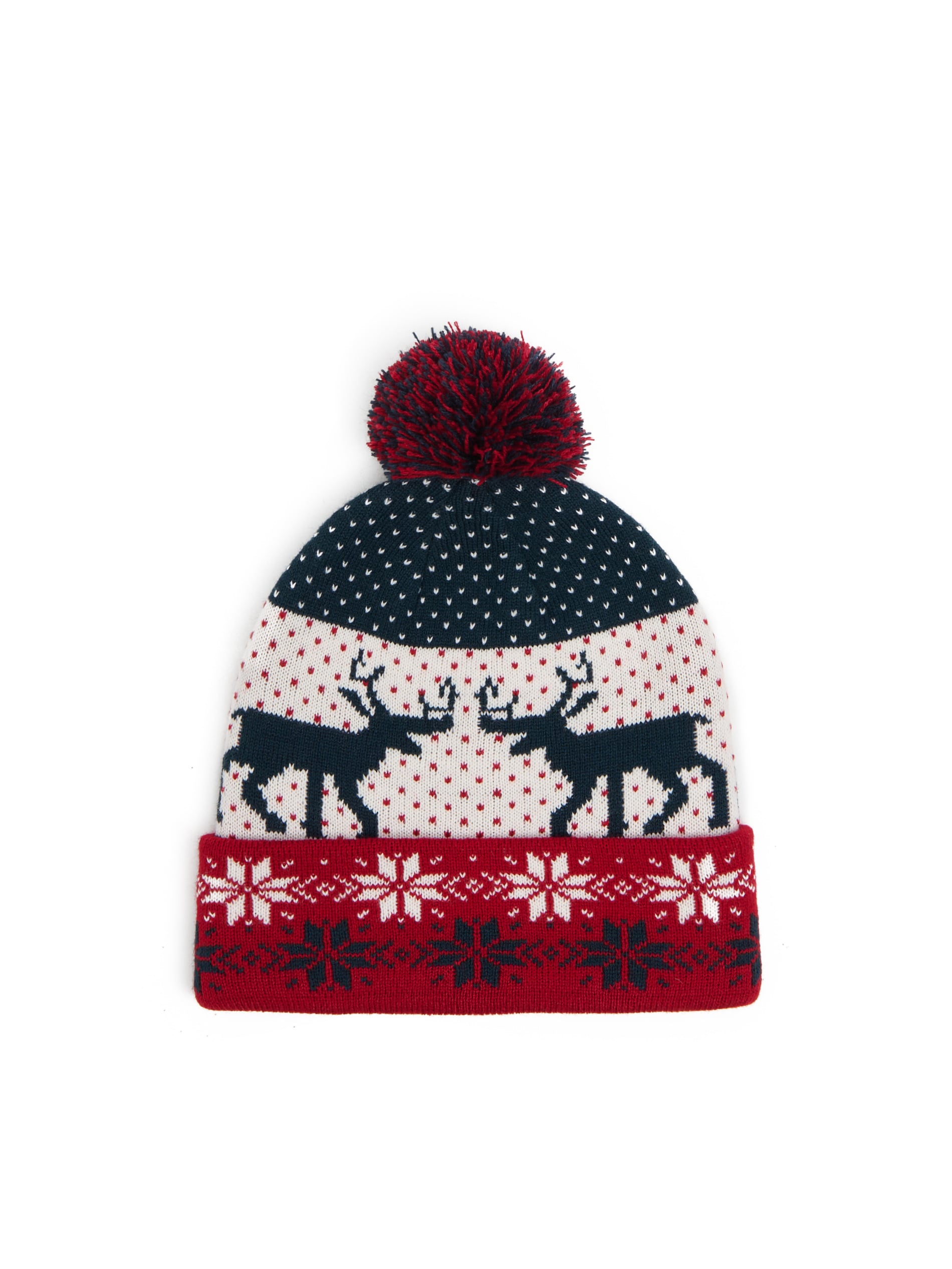 Cropp - Beanie Con Estampado - Maroon