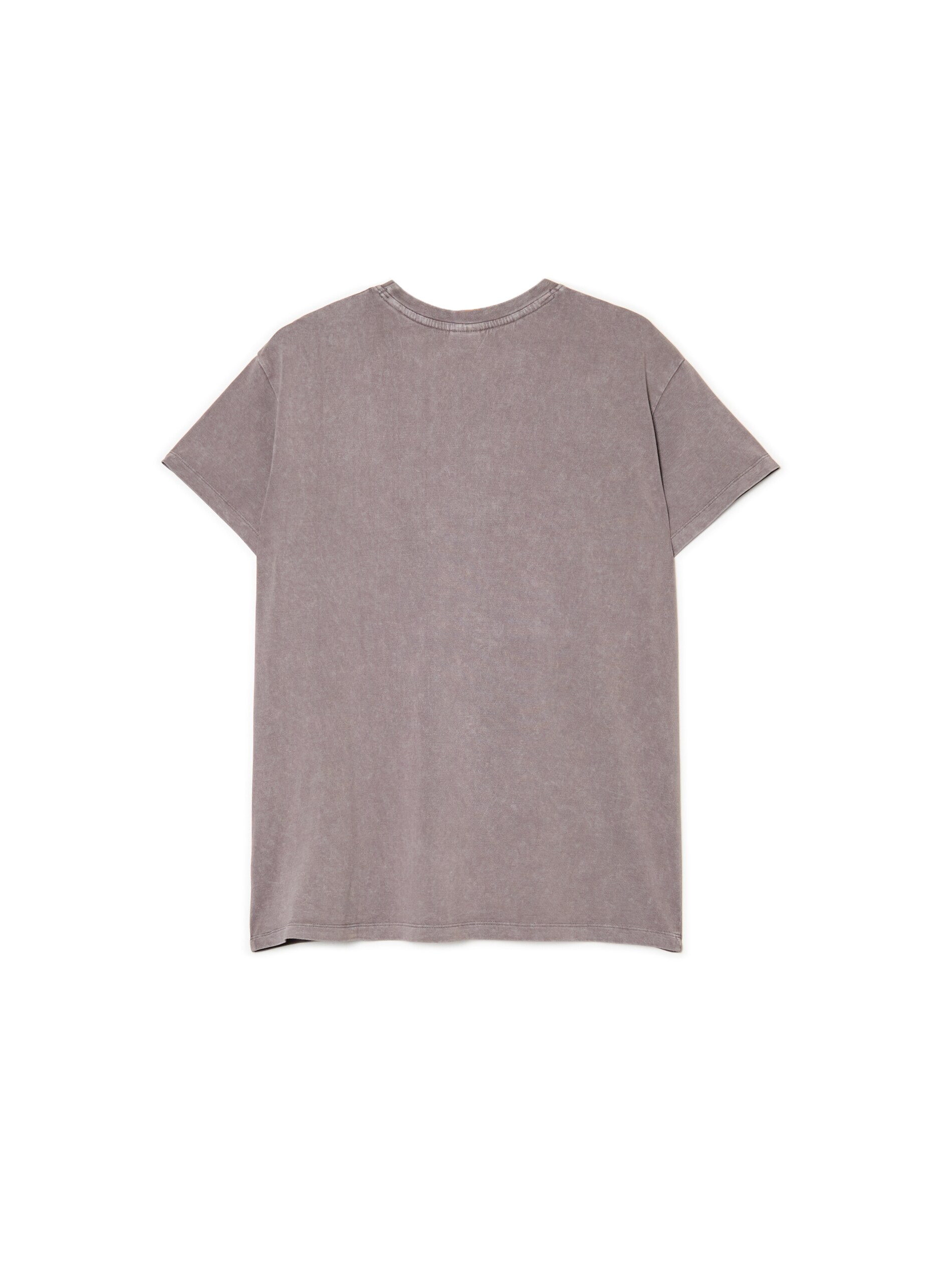 Cropp - Camiseta Navideña Stitch - Gris Claro