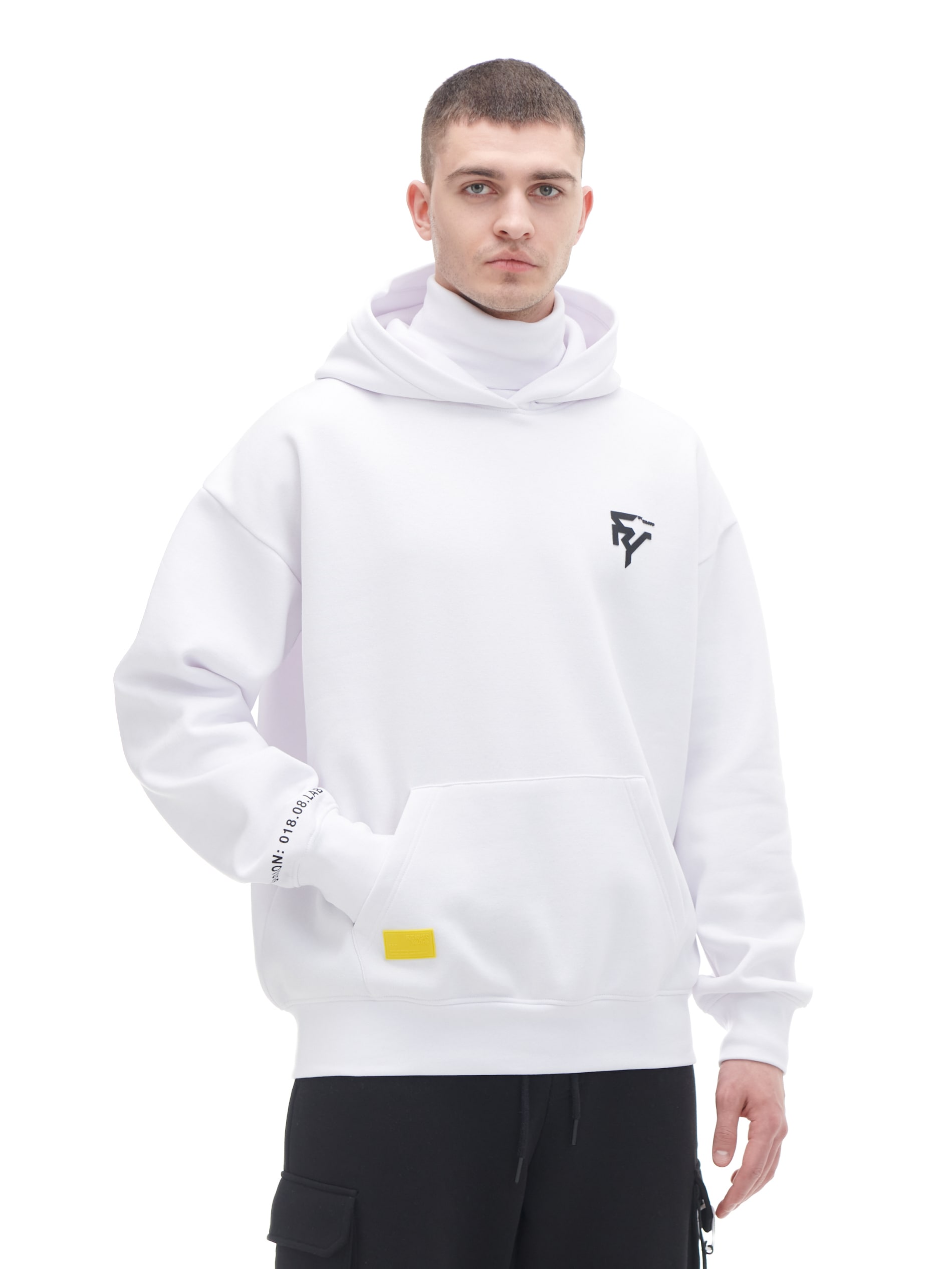 Cropp - Hoodie Mit Druck - Weiß