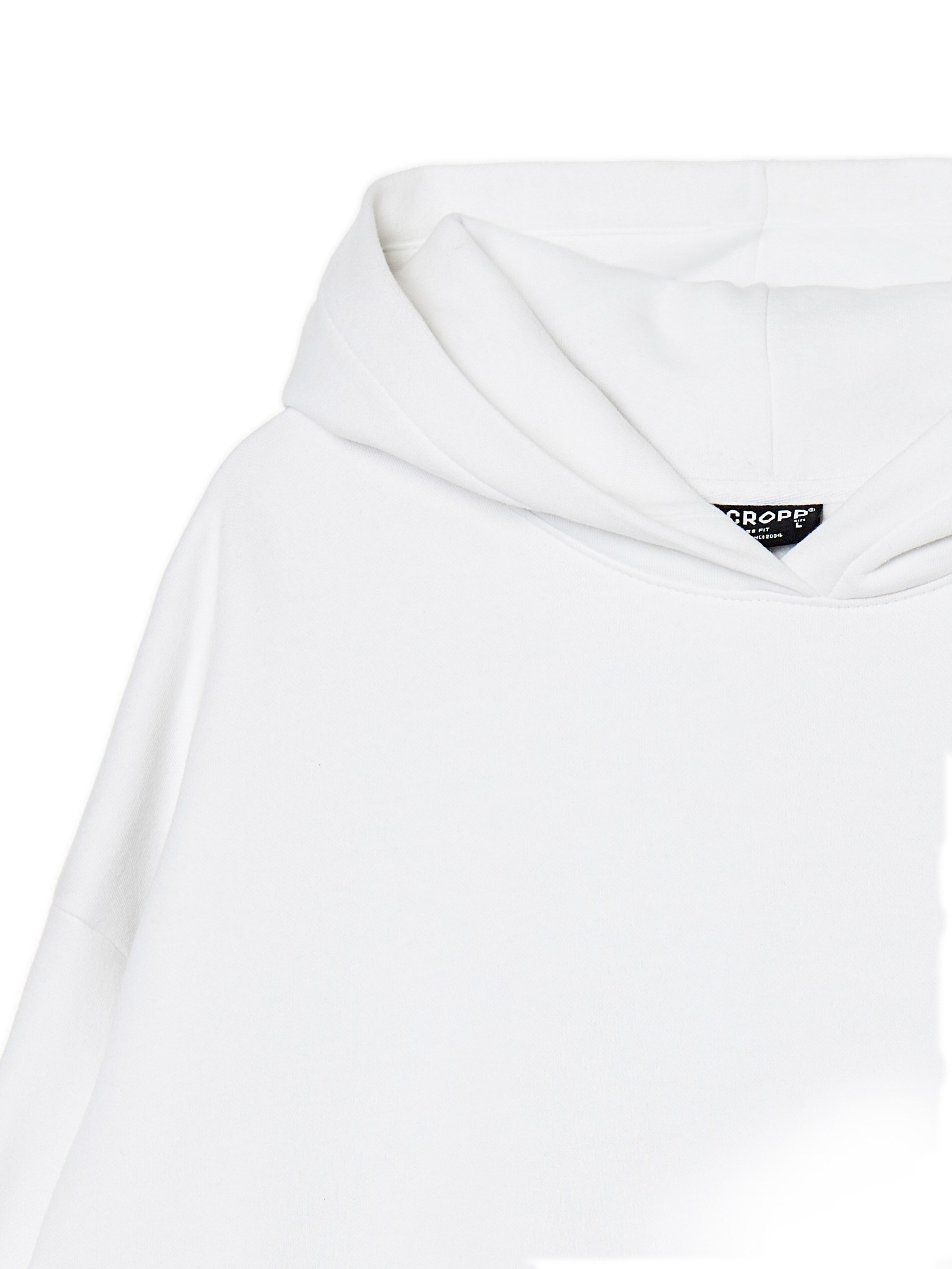 Cropp - Hoodie Mit Druck - Creme