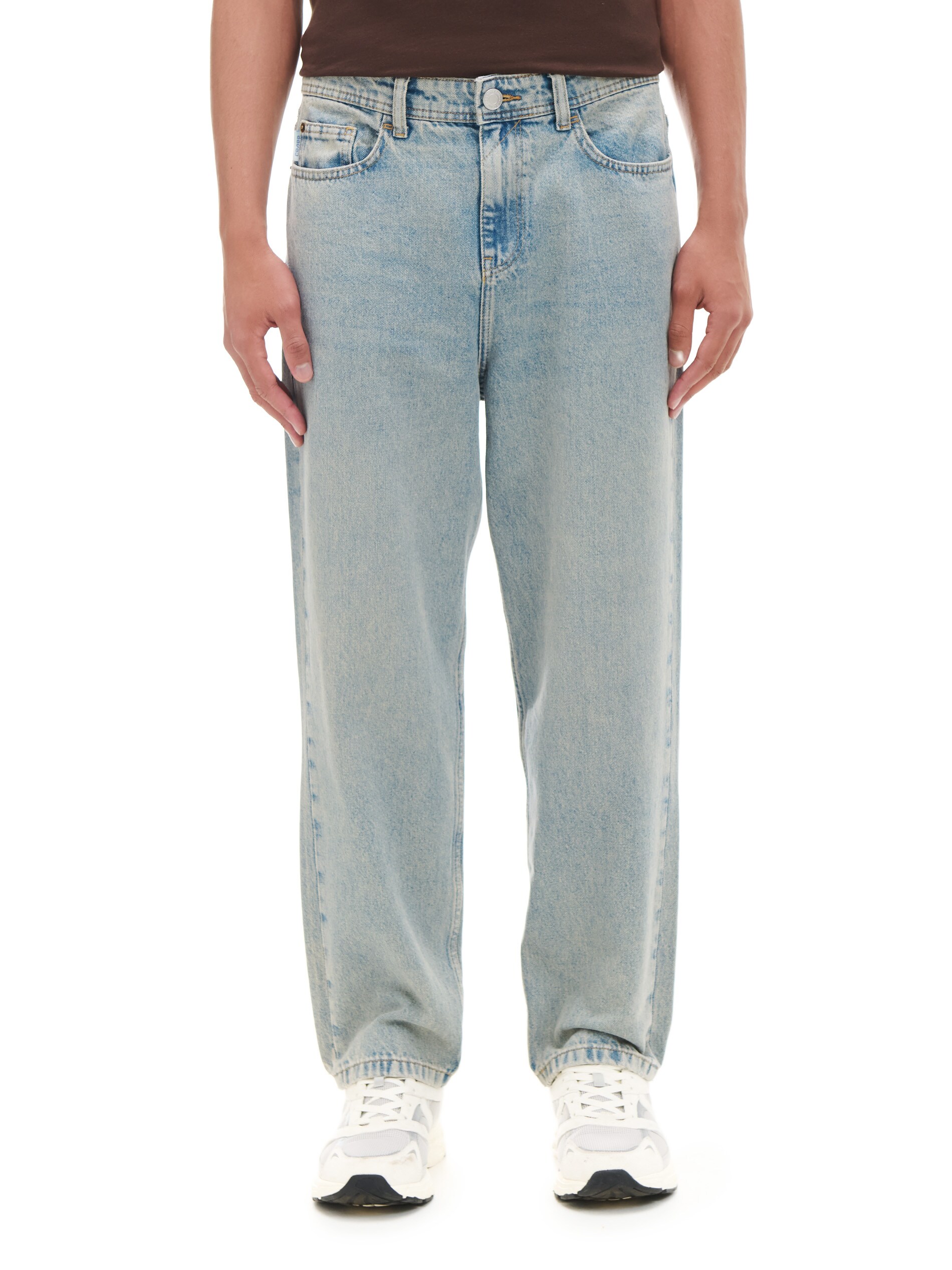 Cropp - Jasne Jeansy Loose - Niebieski