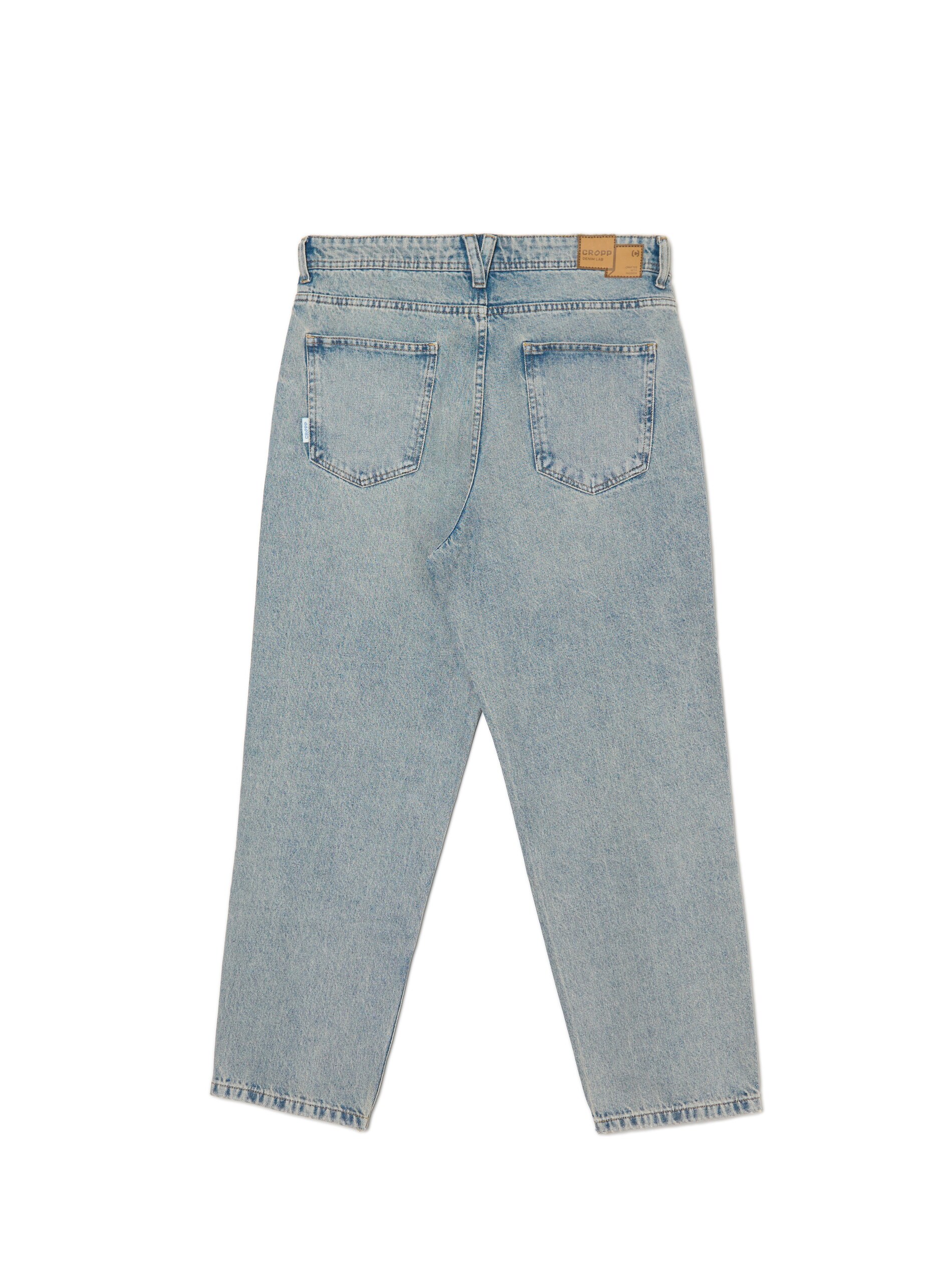 Cropp - Jasne Jeansy Loose - Niebieski