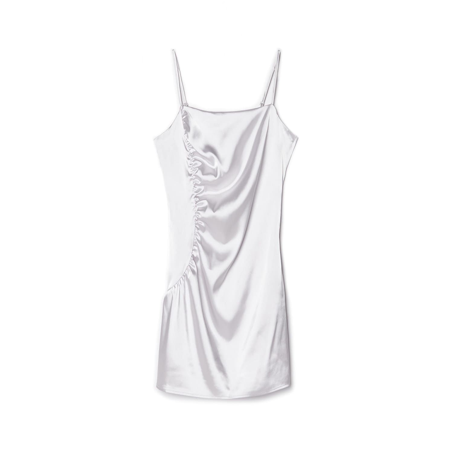 Cropp - rochie cu bretele - gri deschis