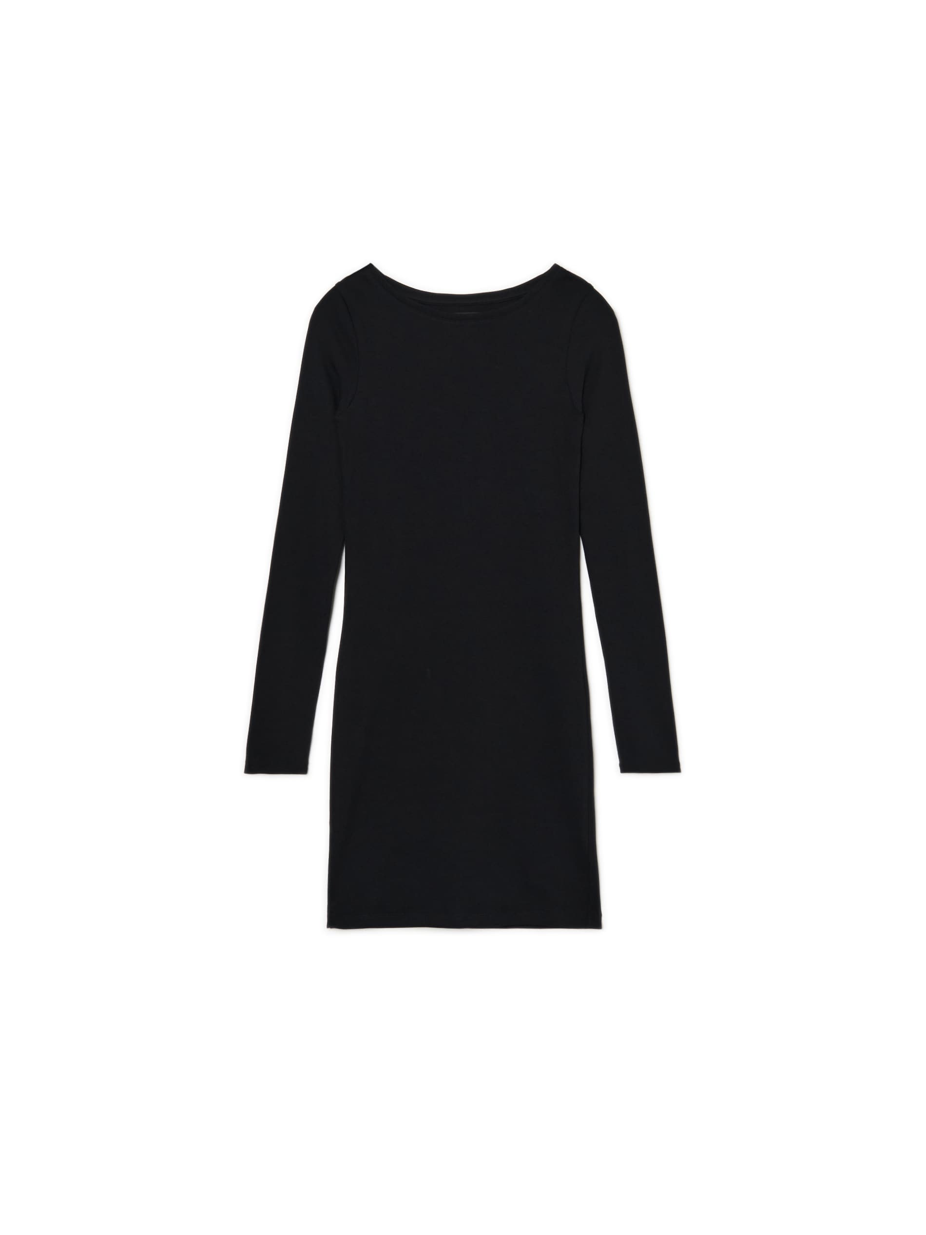 Cropp - Vestido Mini Liso - Negro