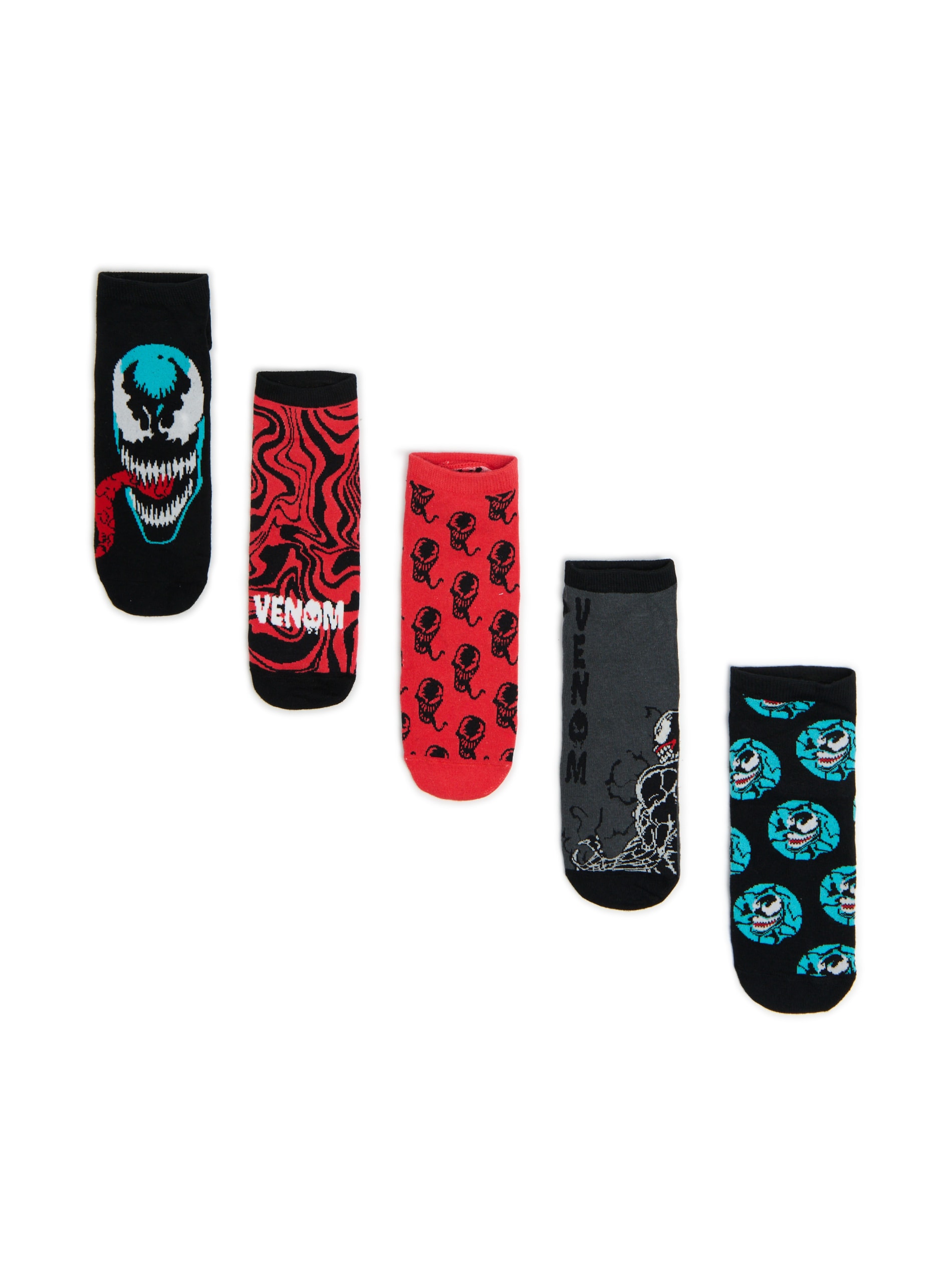 Cropp - Pack De 5 Pares De Calcetines Venom - Rojo