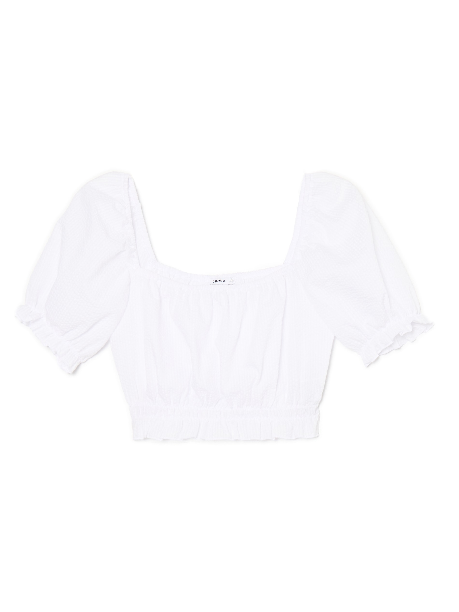 Cropp - Egyszínű crop top - fehér termék 2. képe