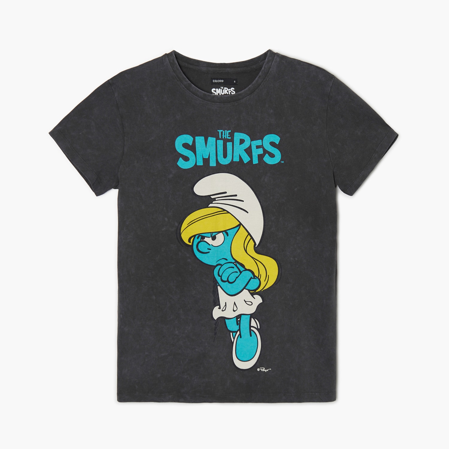 Cropp - tricou the smurfs - gri