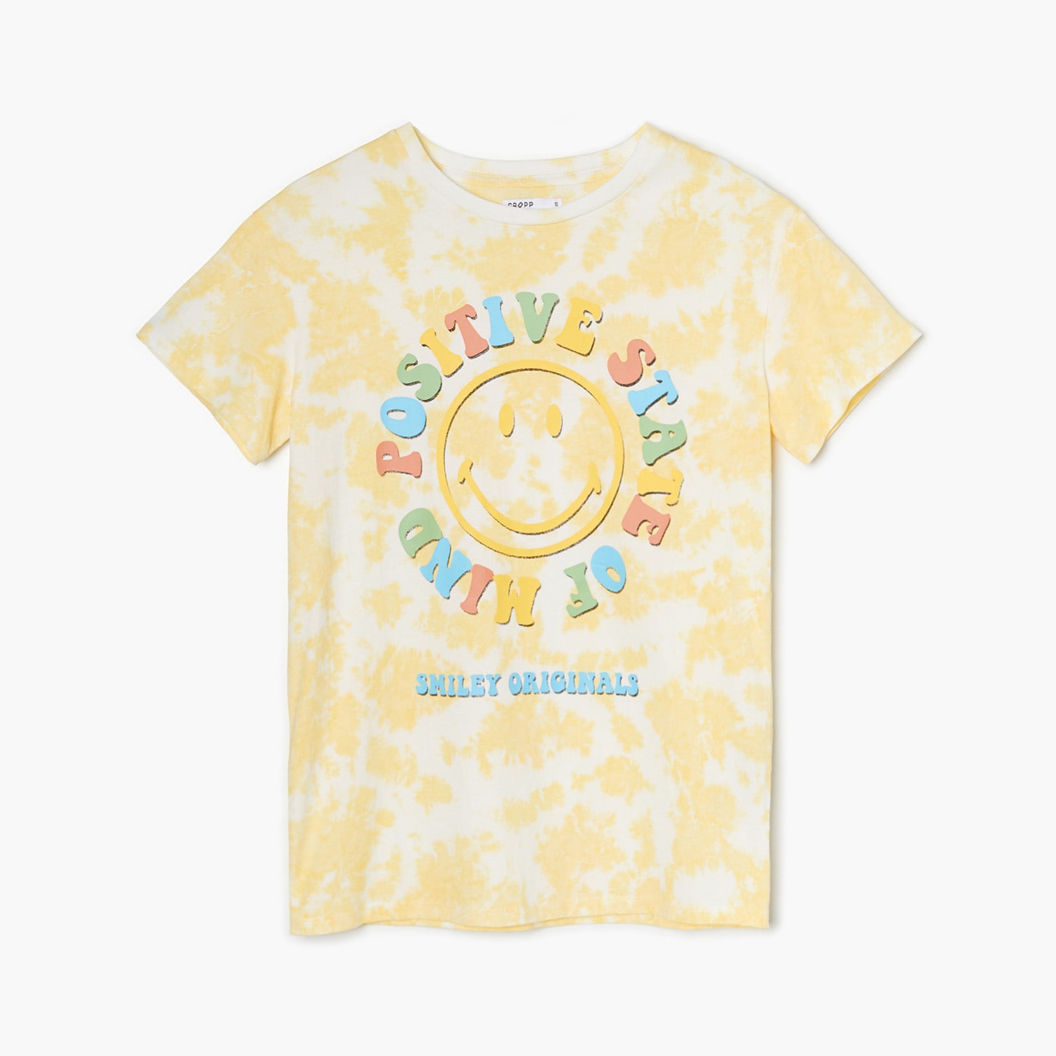 Cropp - tricou oversize smiley® - galben