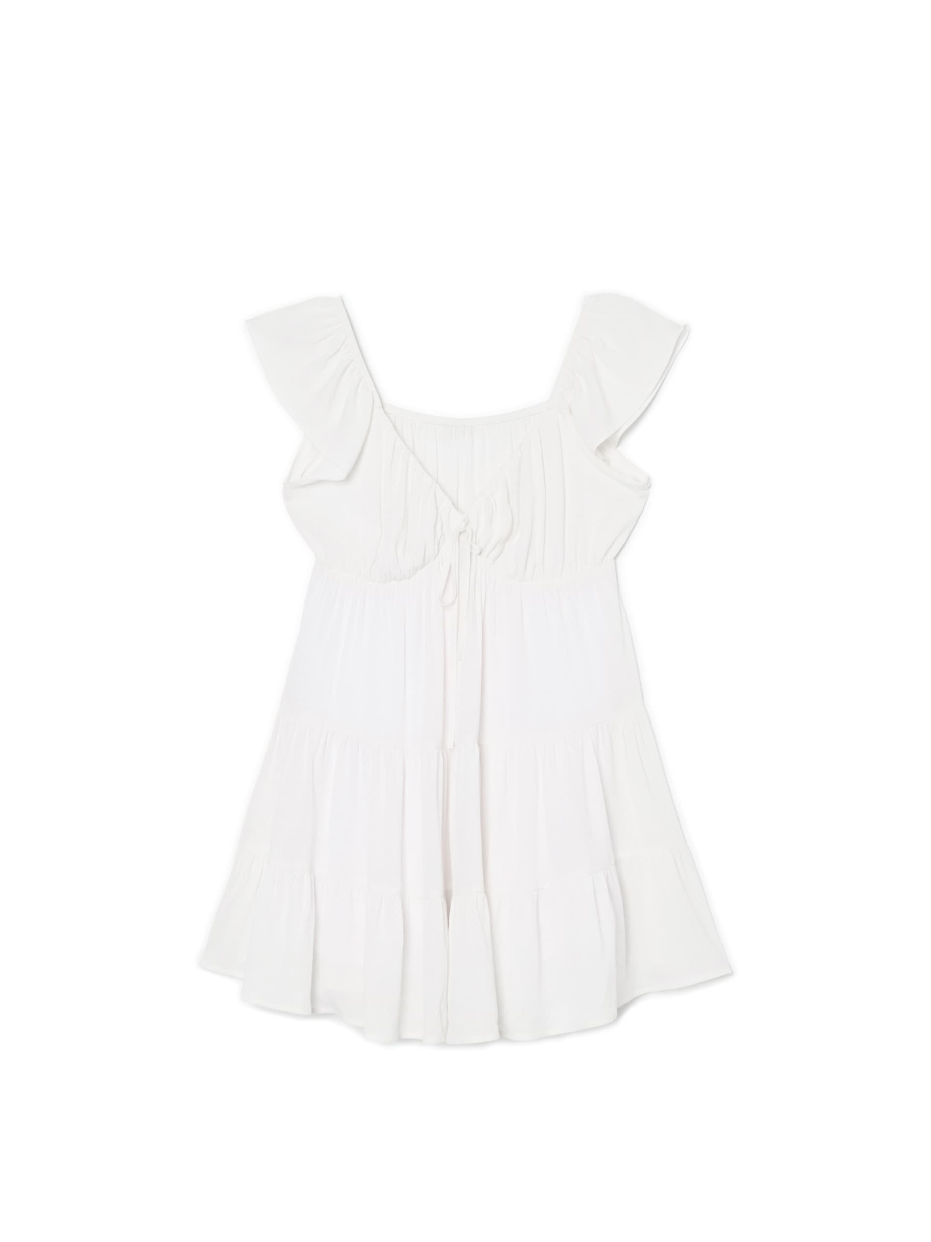 Cropp - Vestito Mini Semplice - Bianco