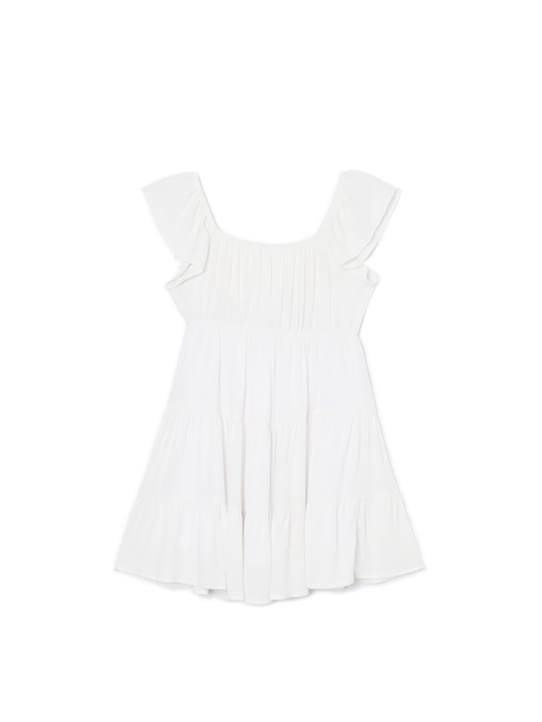 Cropp - Vestito Mini Semplice - Bianco